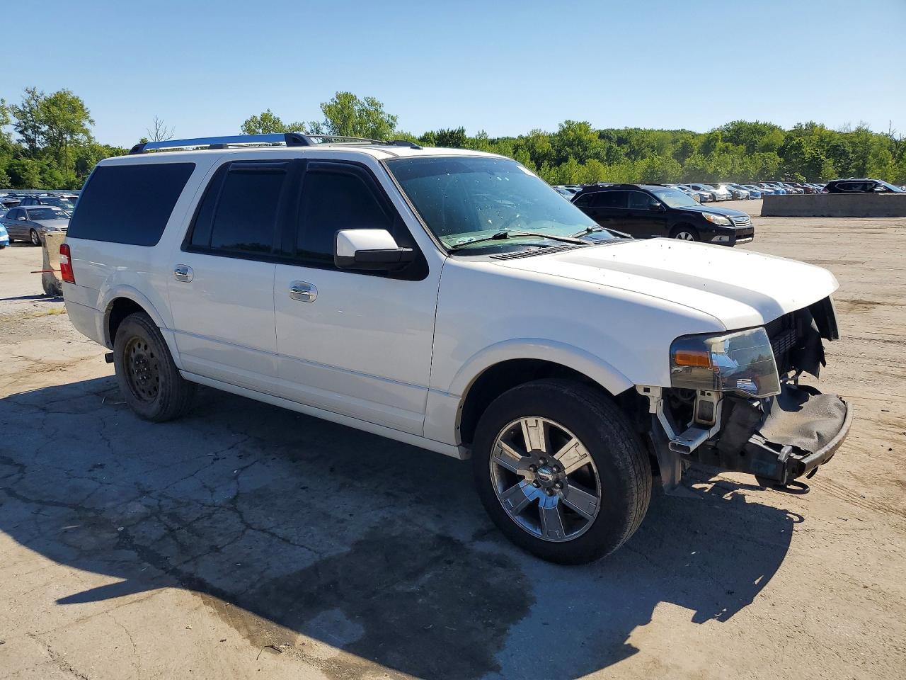 2014 Ford Expedition El Limited White vin: 1FMJK2A5XEEF61445