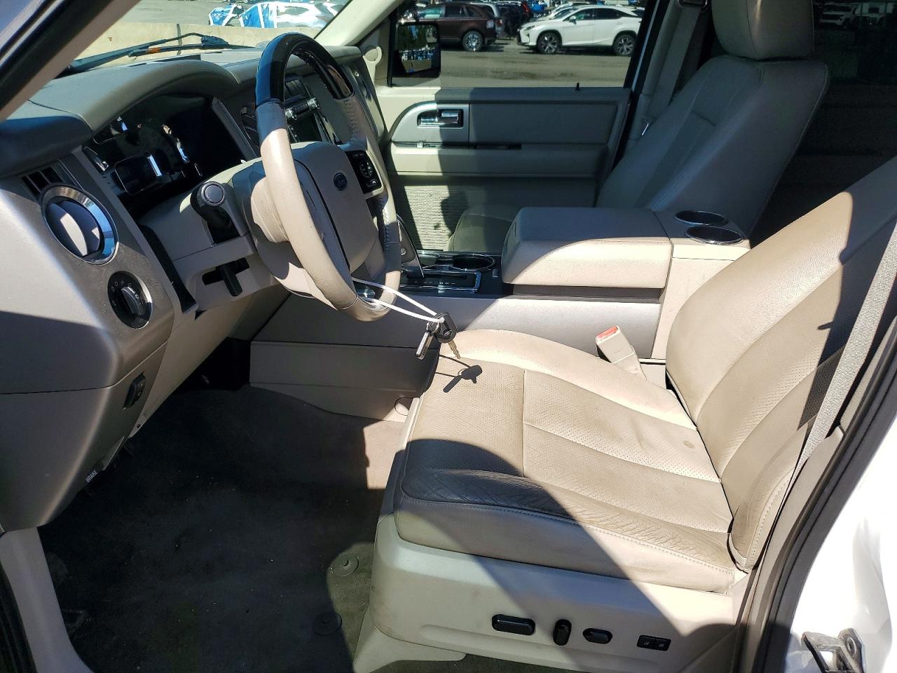 2014 Ford Expedition El Limited White vin: 1FMJK2A5XEEF61445