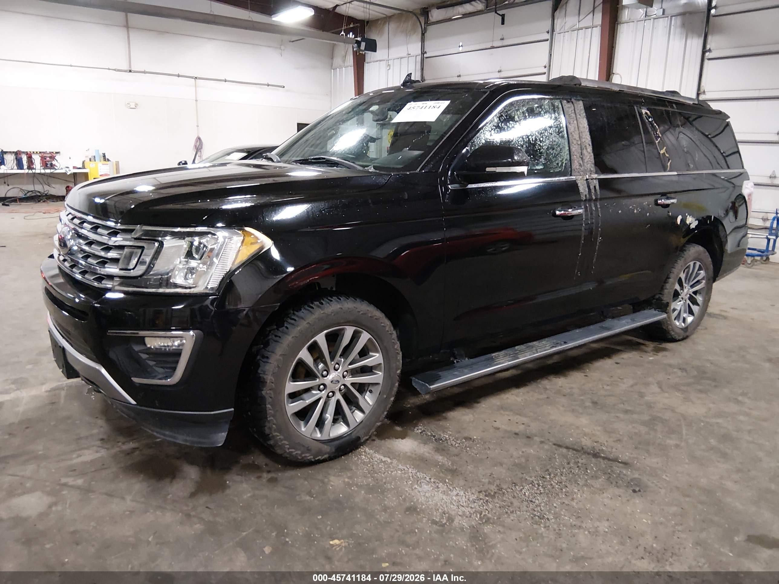 2018 Ford Expedition Max Limited Black vin: 1FMJK2AT0JEA19585