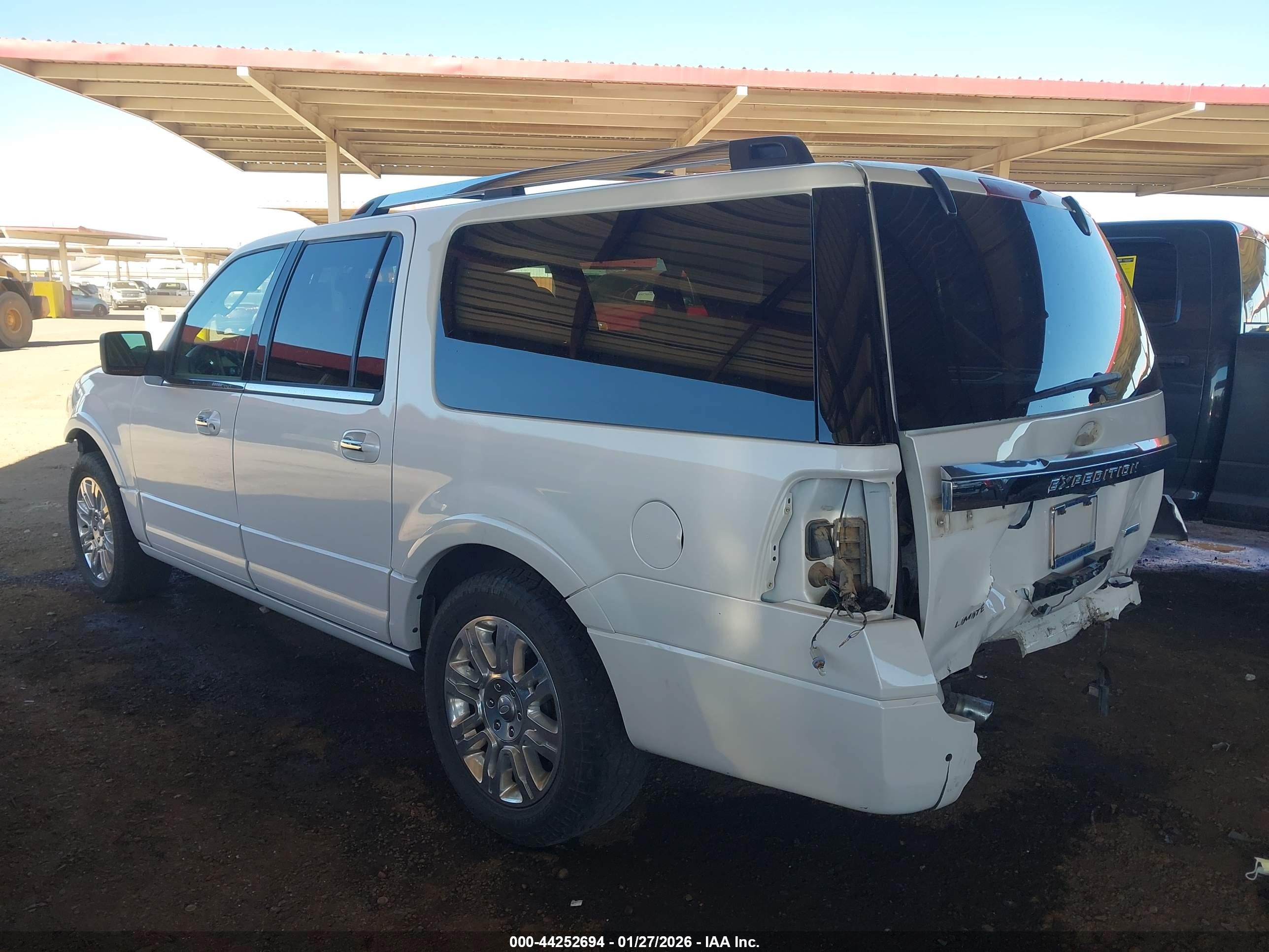 2015 Ford Expedition Max Limited White vin: 1FMJK2AT1FEF07774
