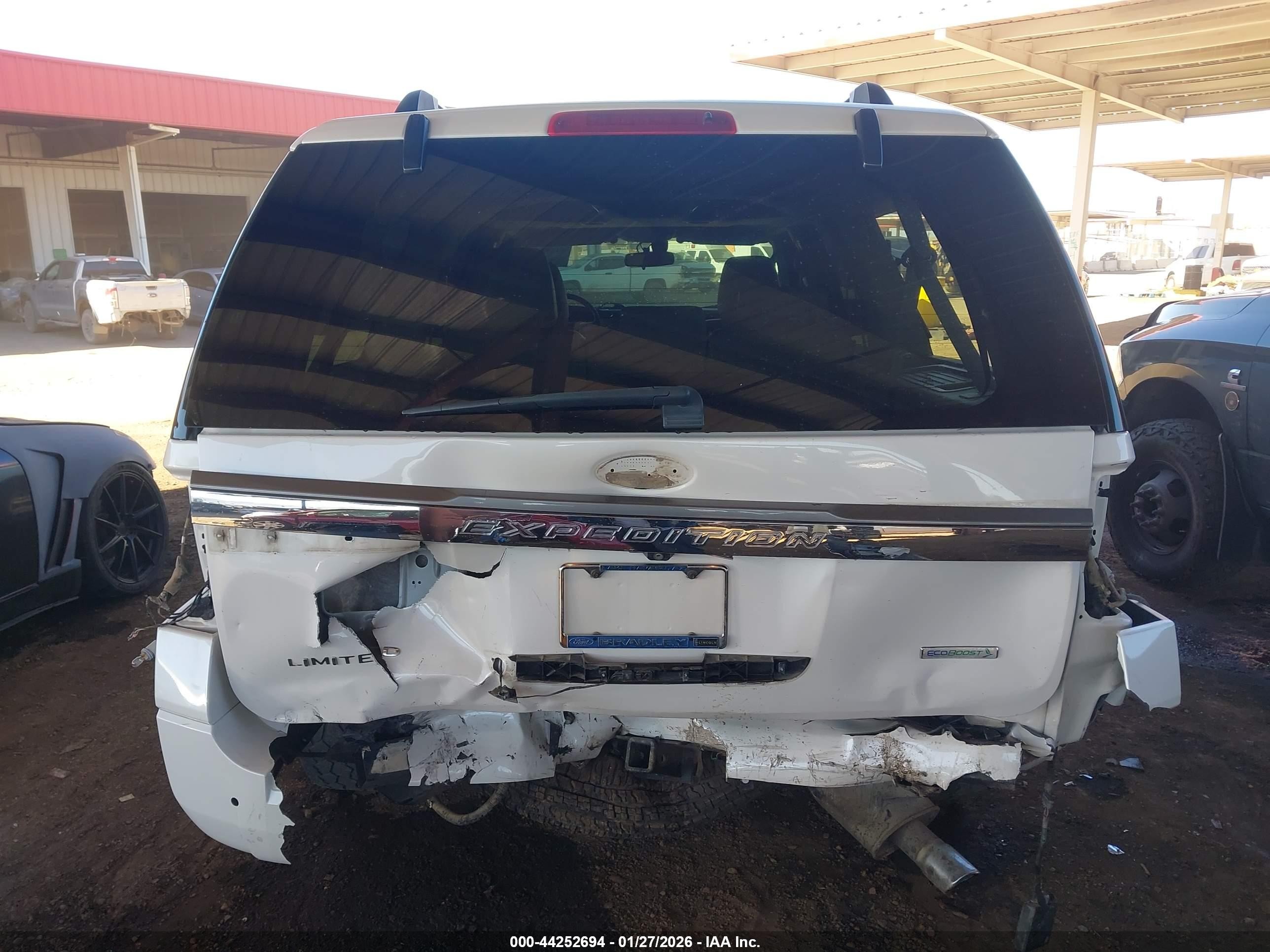 2015 Ford Expedition Max Limited White vin: 1FMJK2AT1FEF07774
