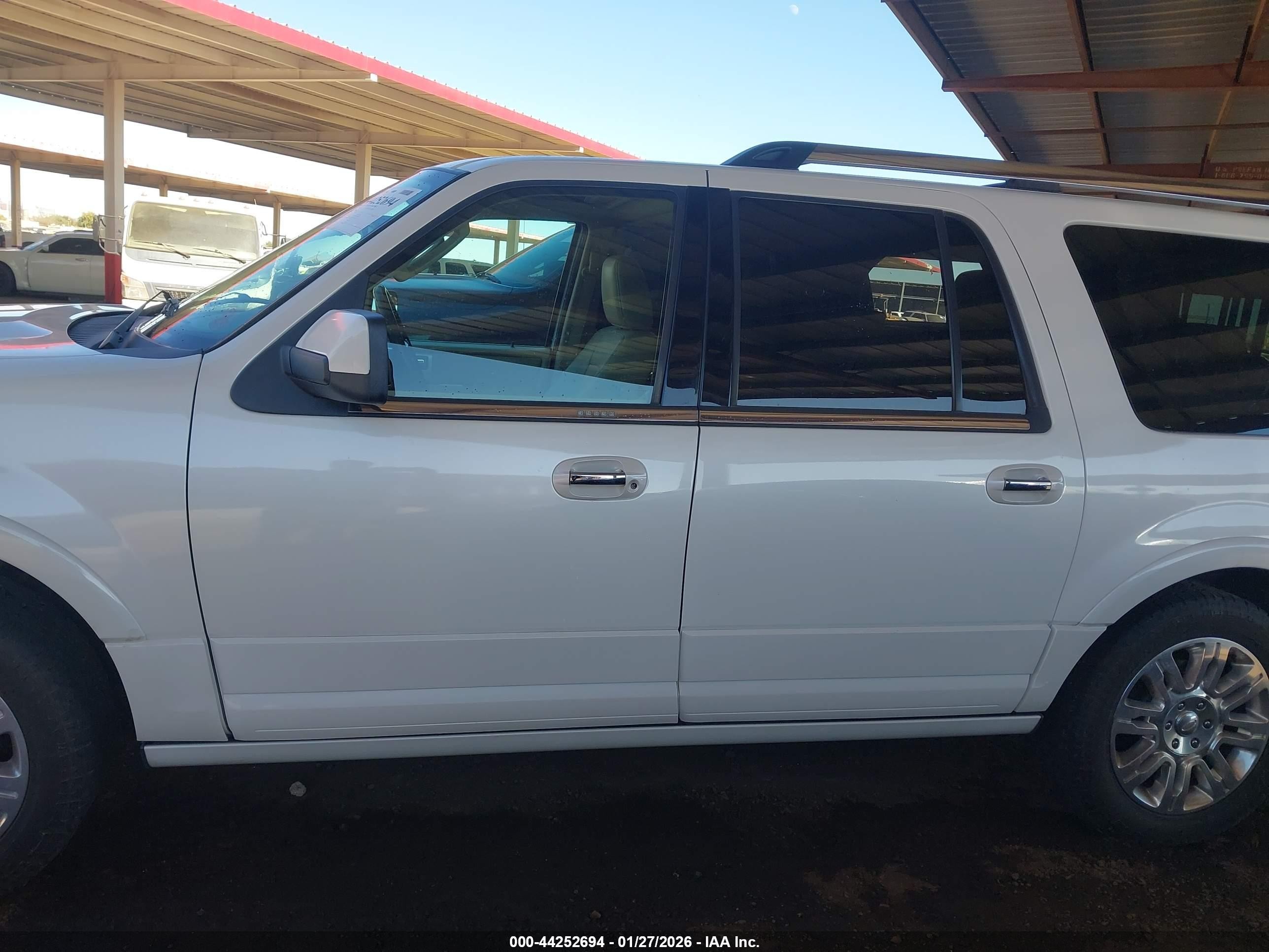 2015 Ford Expedition Max Limited White vin: 1FMJK2AT1FEF07774