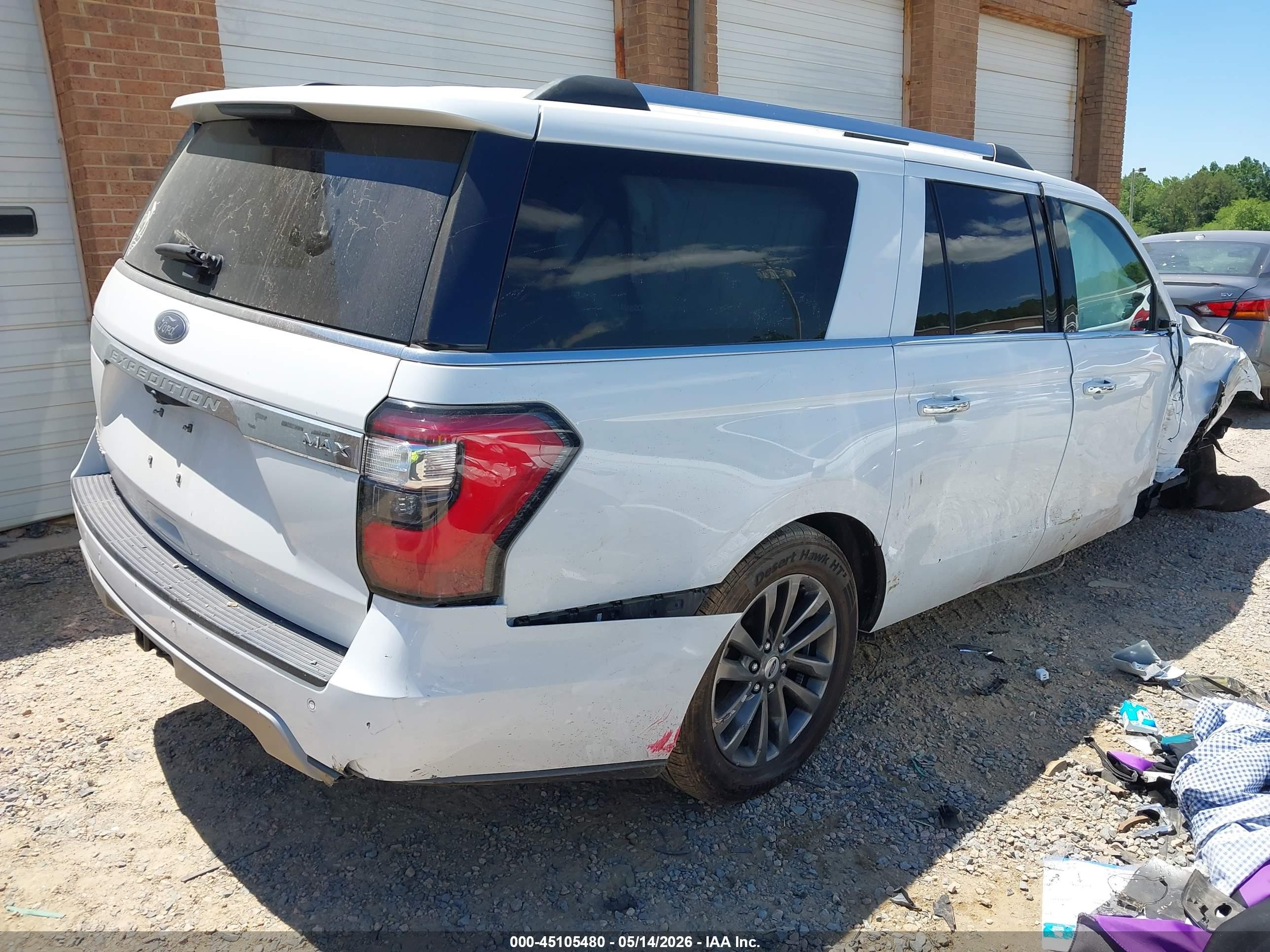 2021 Ford Expedition Limited Max White vin: 1FMJK2AT1MEA38070