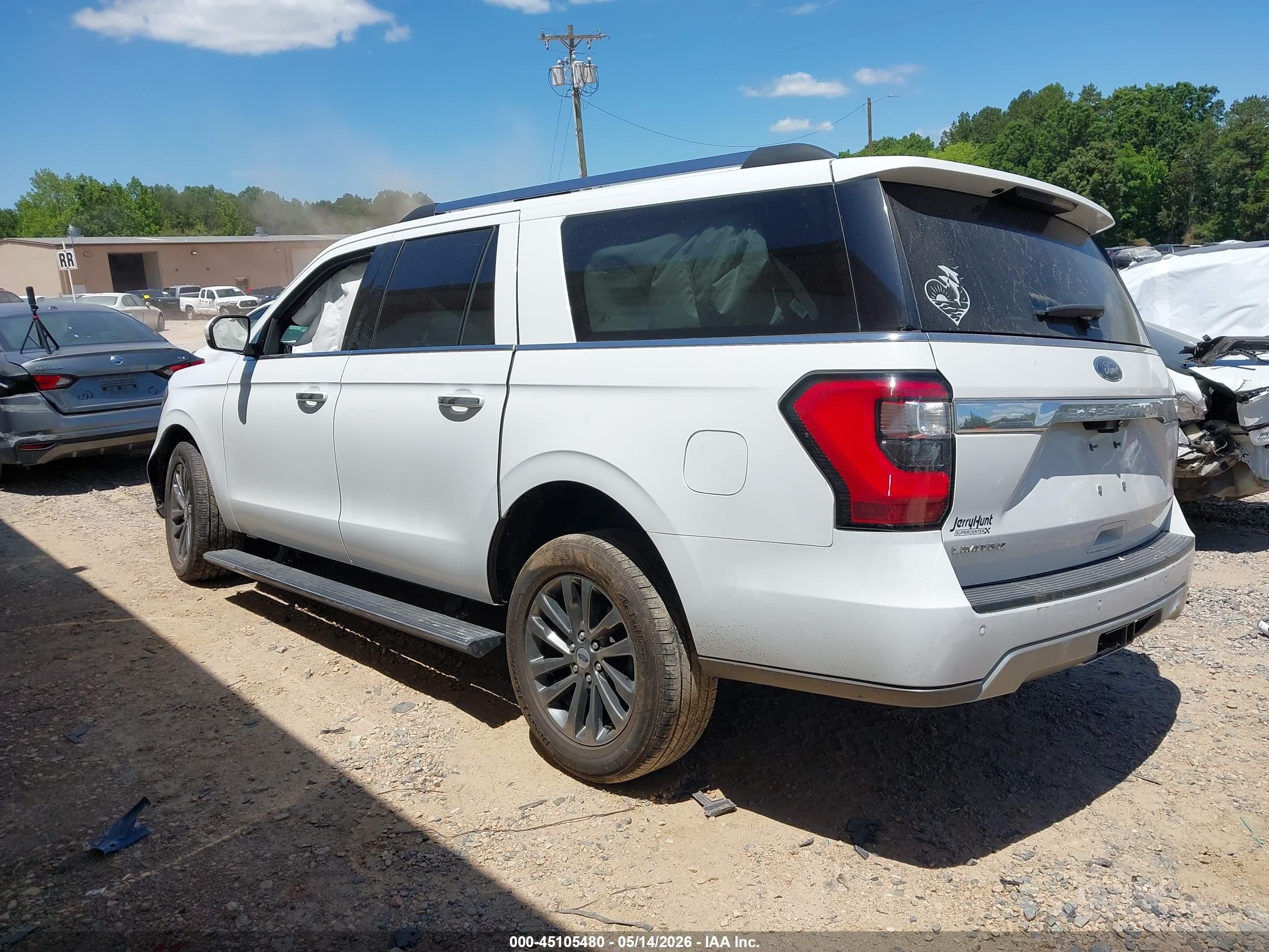 2021 Ford Expedition Limited Max White vin: 1FMJK2AT1MEA38070