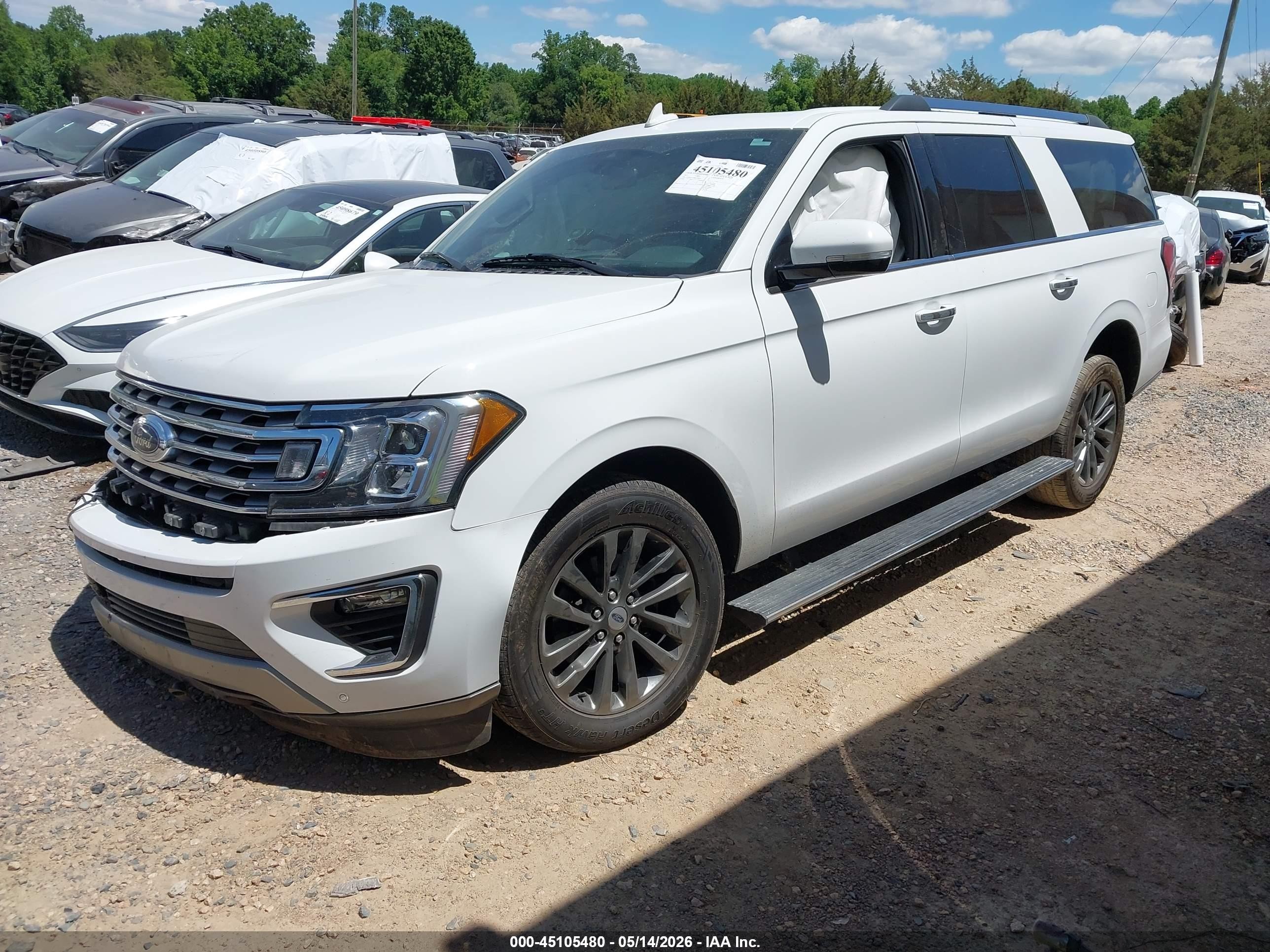 2021 Ford Expedition Limited Max White vin: 1FMJK2AT1MEA38070