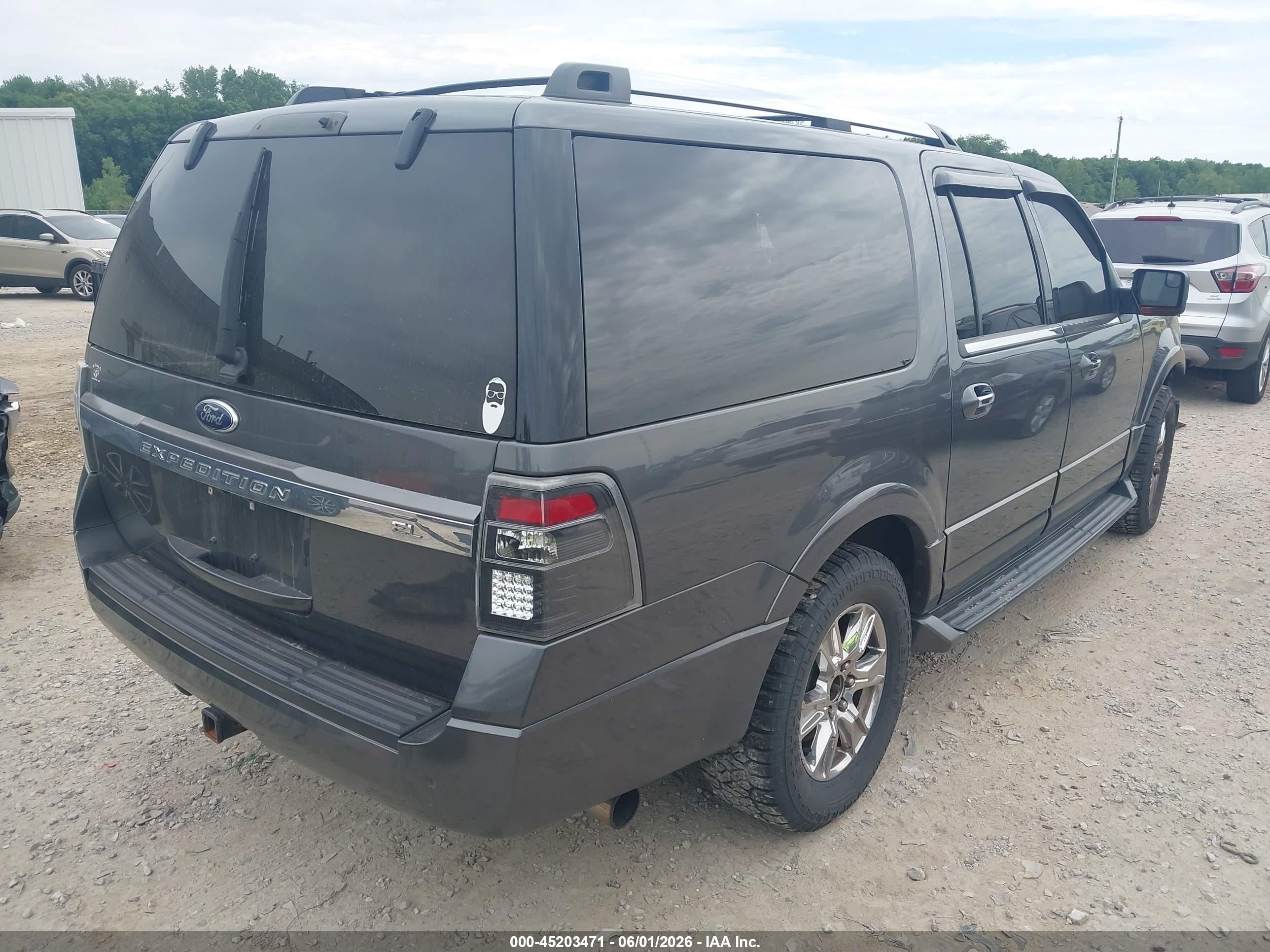 2015 Ford Expedition El Limited Gray vin: 1FMJK2AT2FEF07086