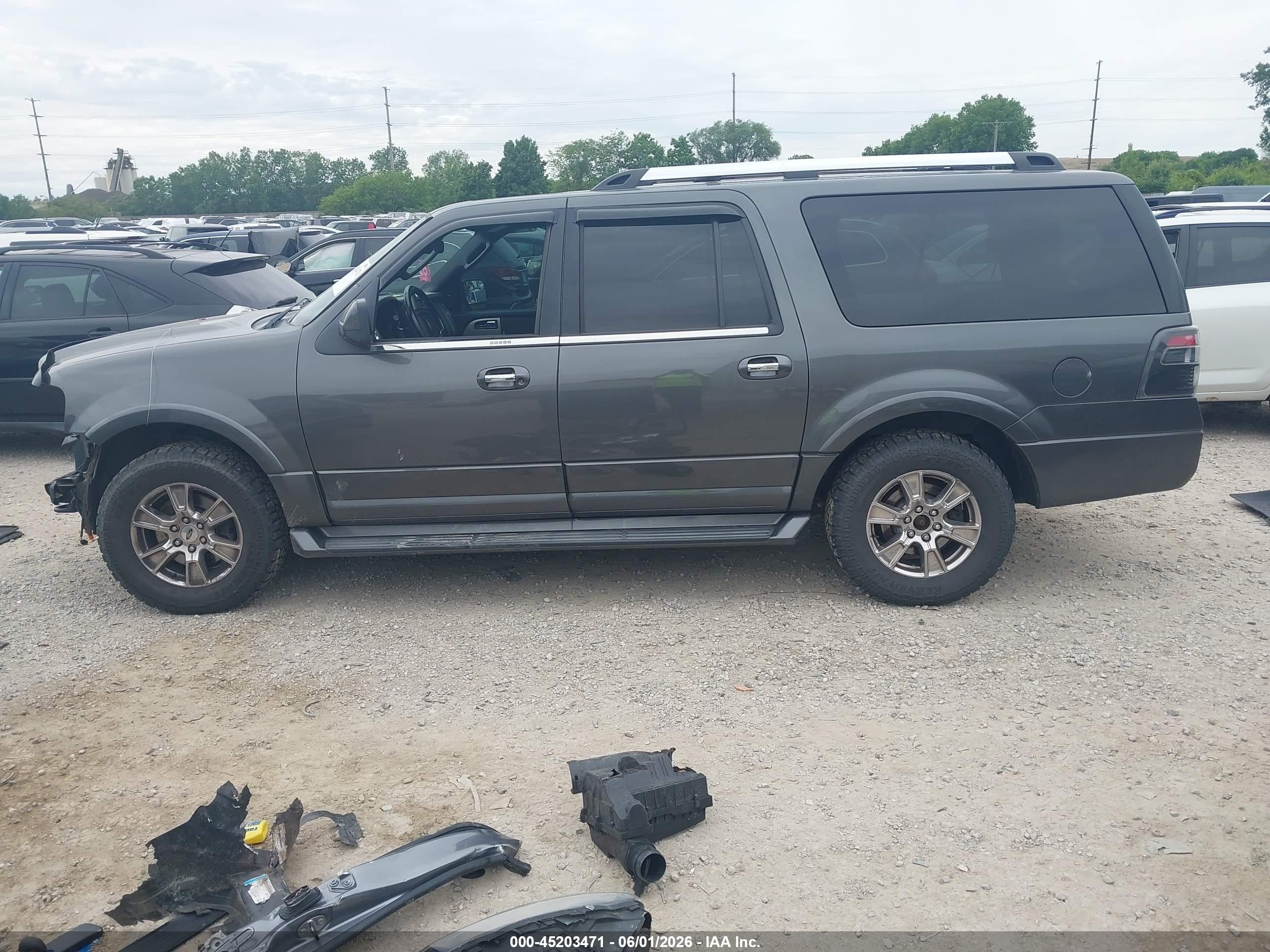 2015 Ford Expedition El Limited Gray vin: 1FMJK2AT2FEF07086