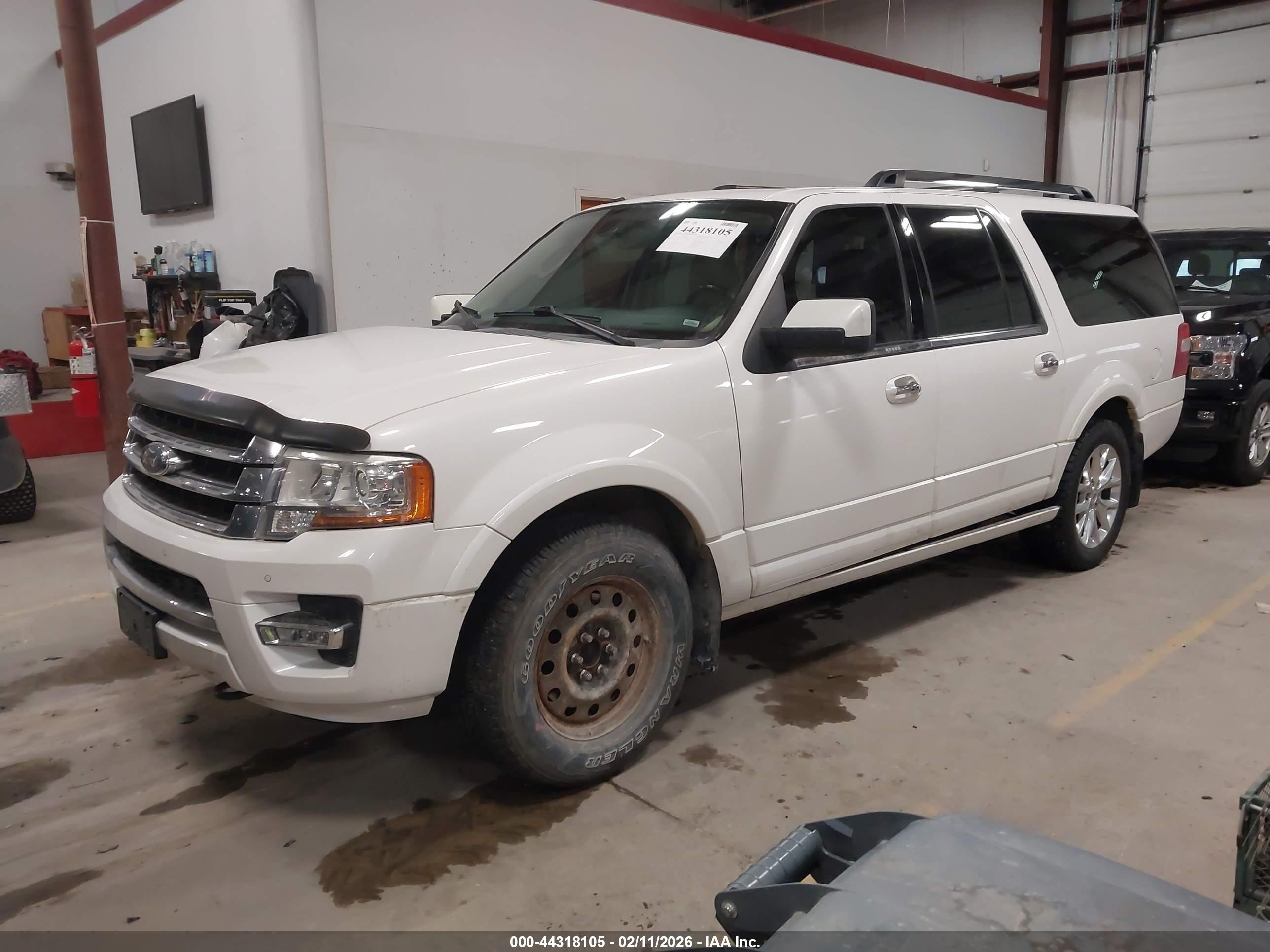 2015 Ford Expedition Max Limited White vin: 1FMJK2AT2FEF12000