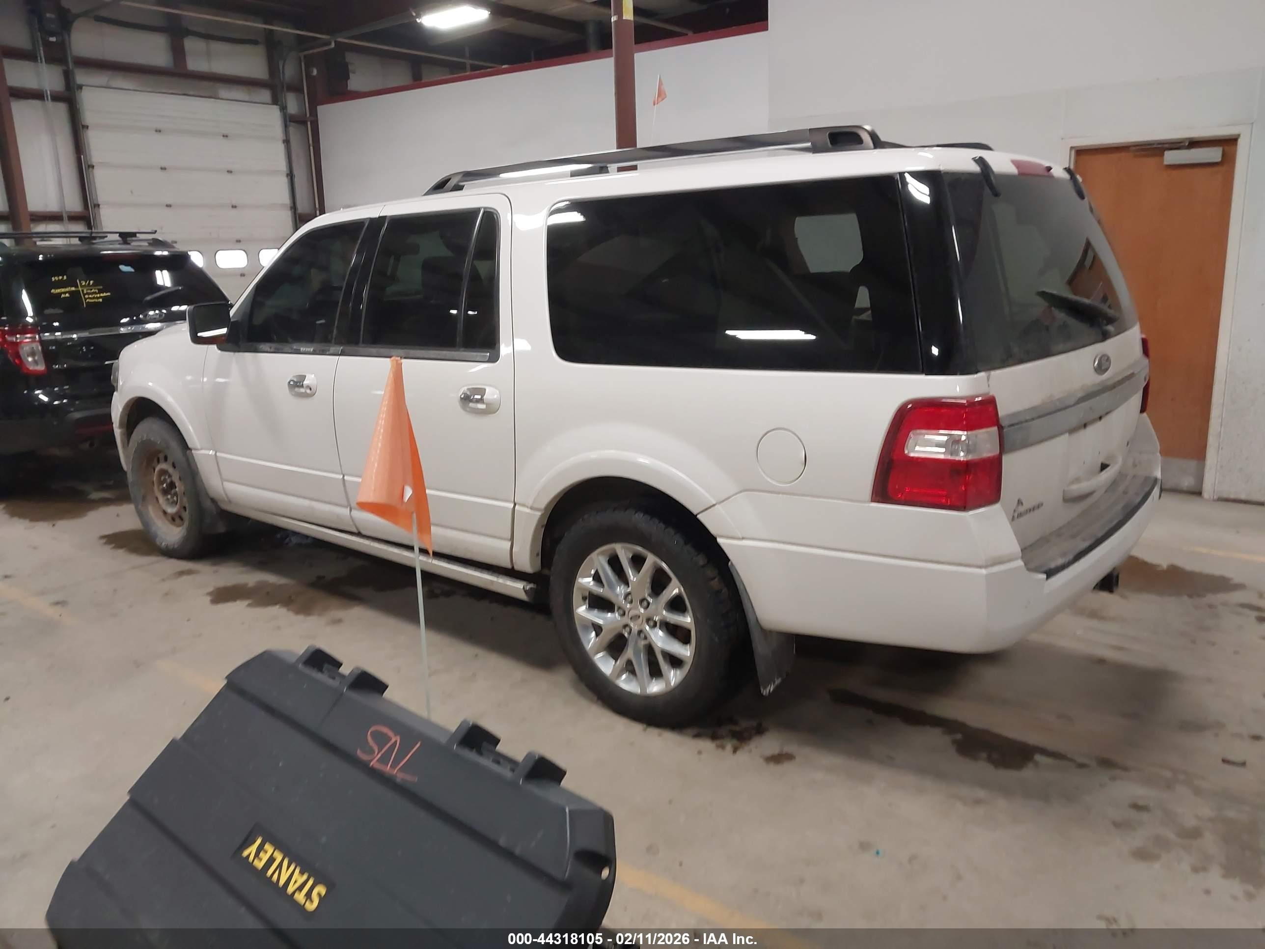 2015 Ford Expedition Max Limited White vin: 1FMJK2AT2FEF12000