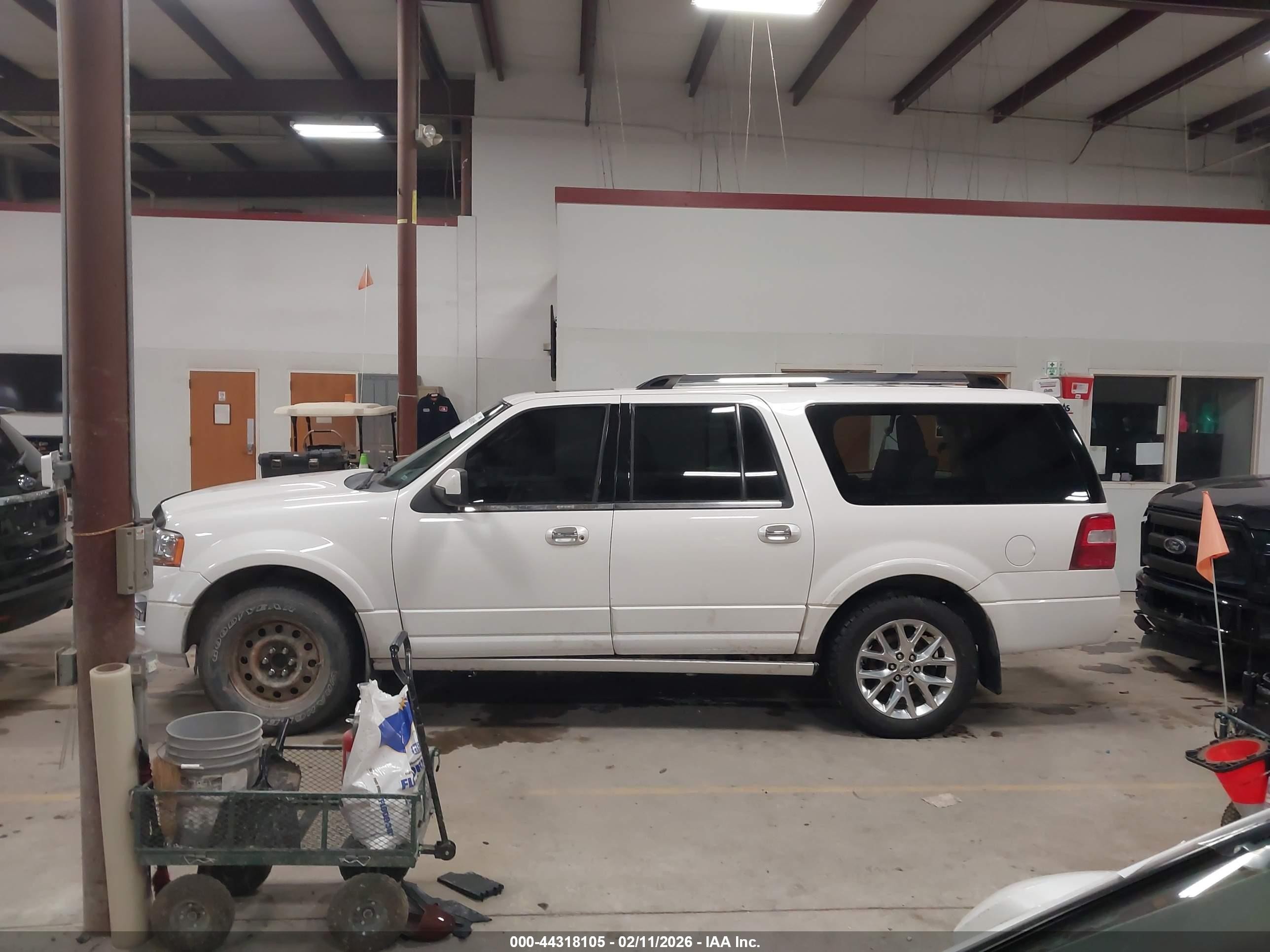 2015 Ford Expedition Max Limited White vin: 1FMJK2AT2FEF12000