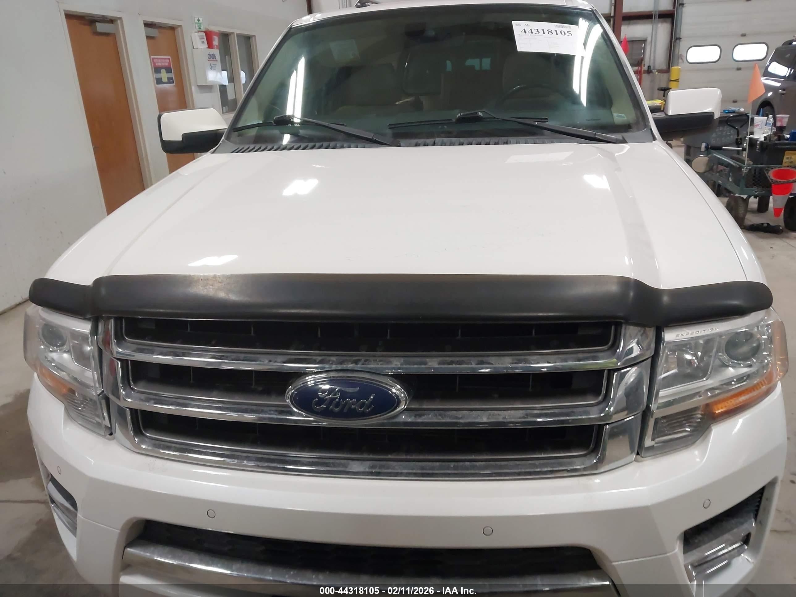 2015 Ford Expedition Max Limited White vin: 1FMJK2AT2FEF12000
