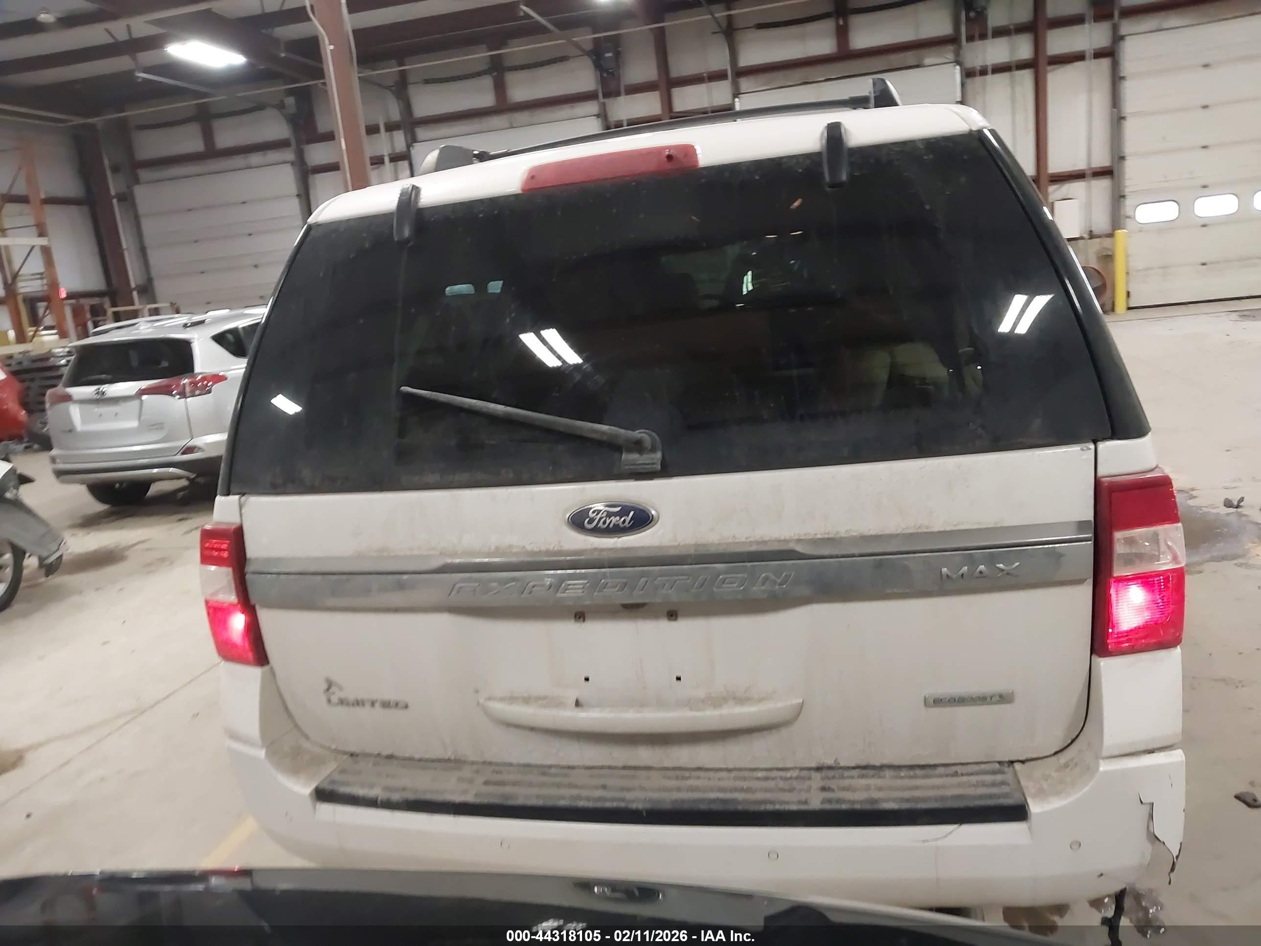 2015 Ford Expedition Max Limited White vin: 1FMJK2AT2FEF12000