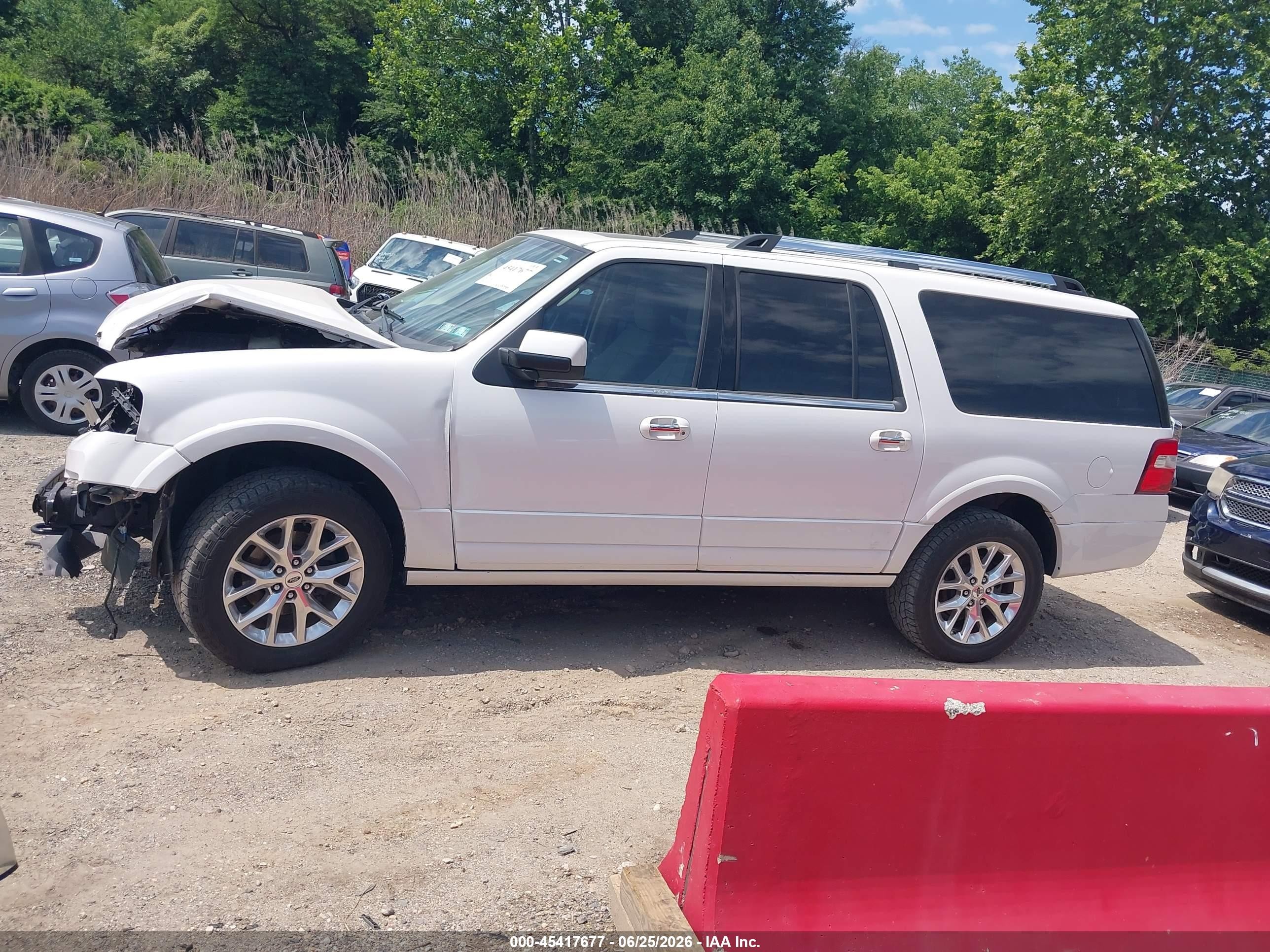 2015 Ford Expedition El Limited White vin: 1FMJK2AT2FEF32344