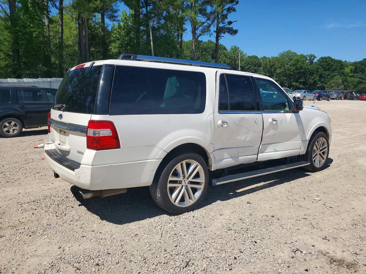 2015 Ford Expedition El Limited White vin: 1FMJK2AT3FEF03113