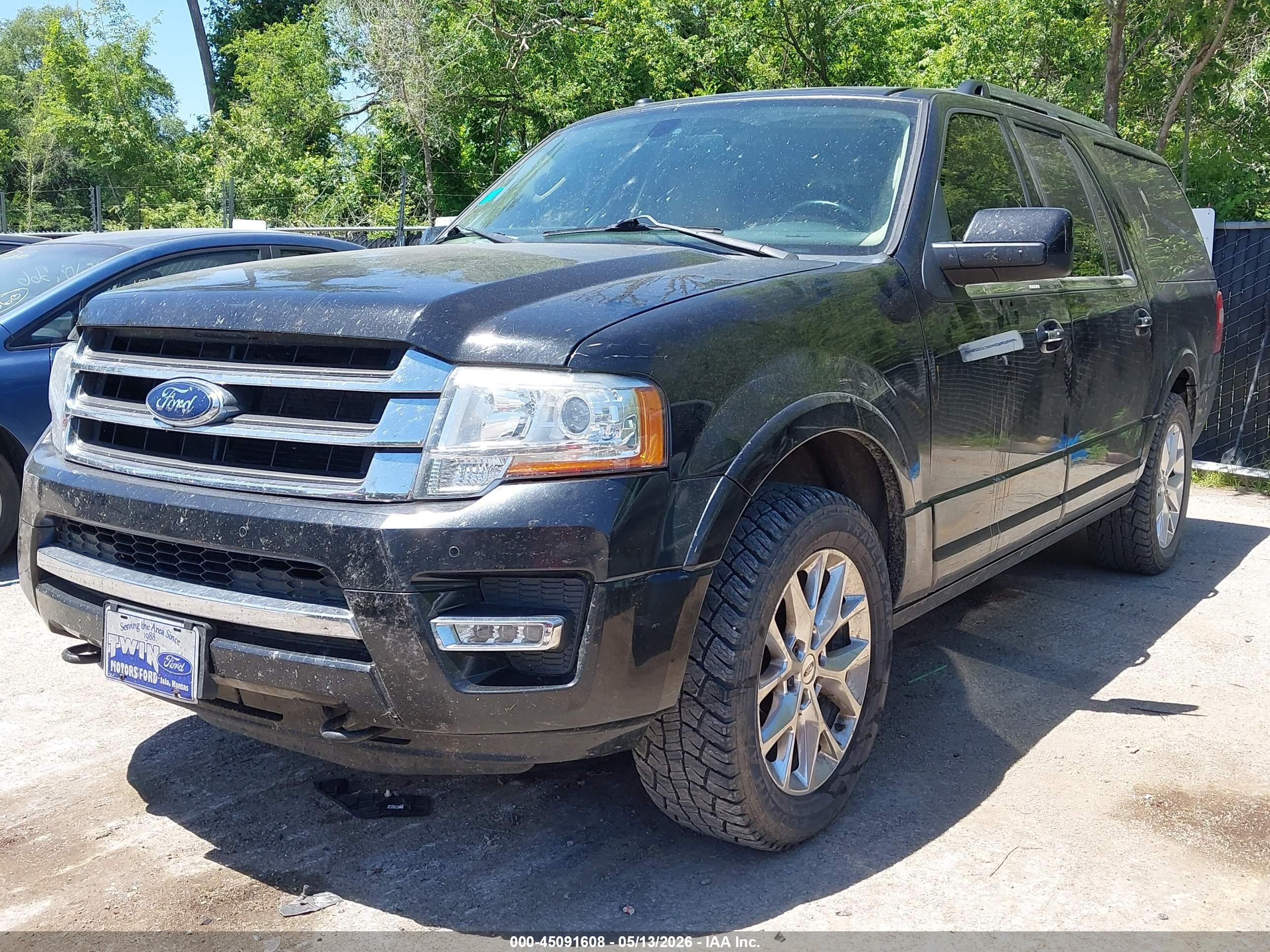 2015 Ford Expedition El Limited Black vin: 1FMJK2AT3FEF20753