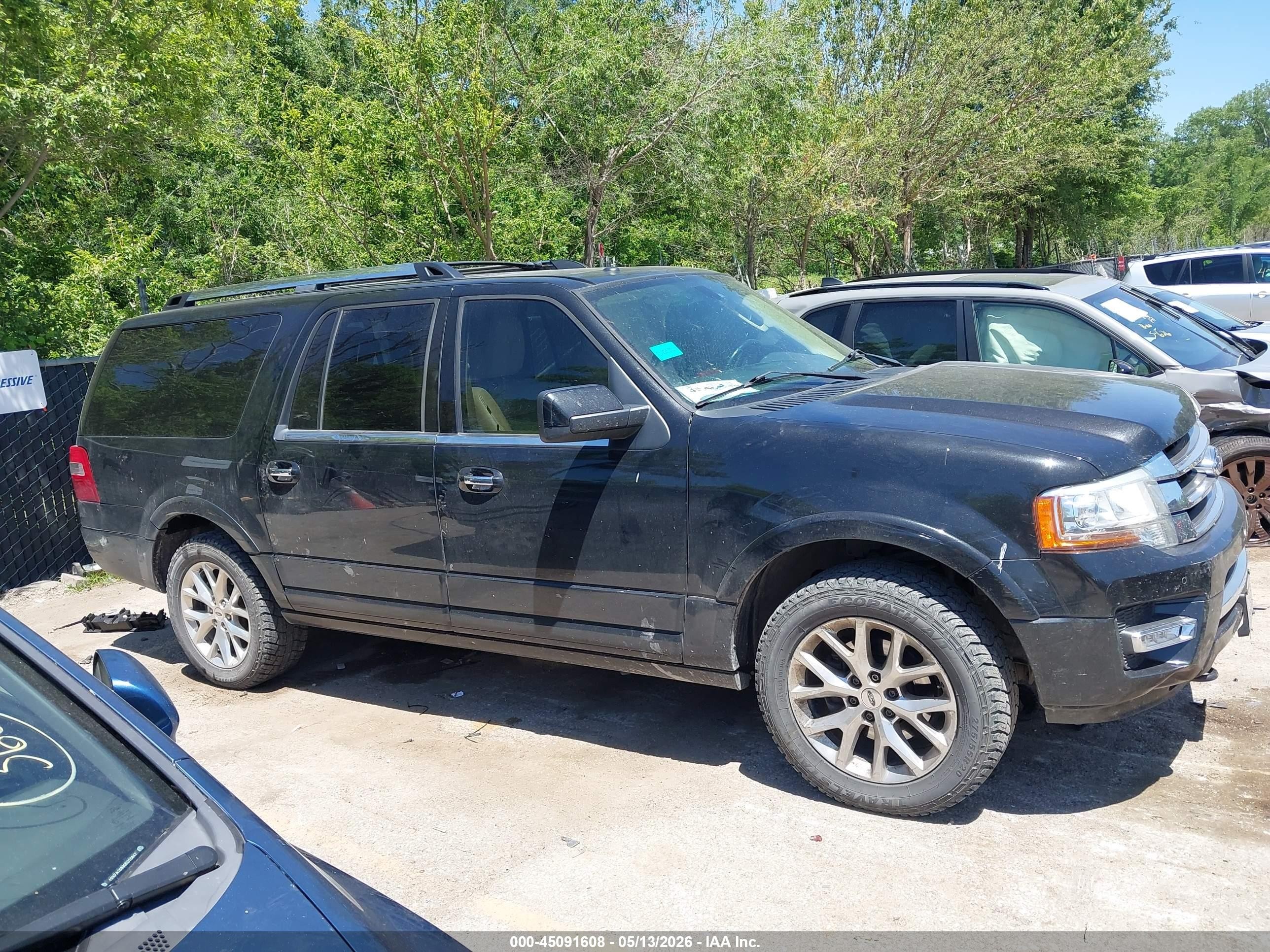 2015 Ford Expedition El Limited Black vin: 1FMJK2AT3FEF20753