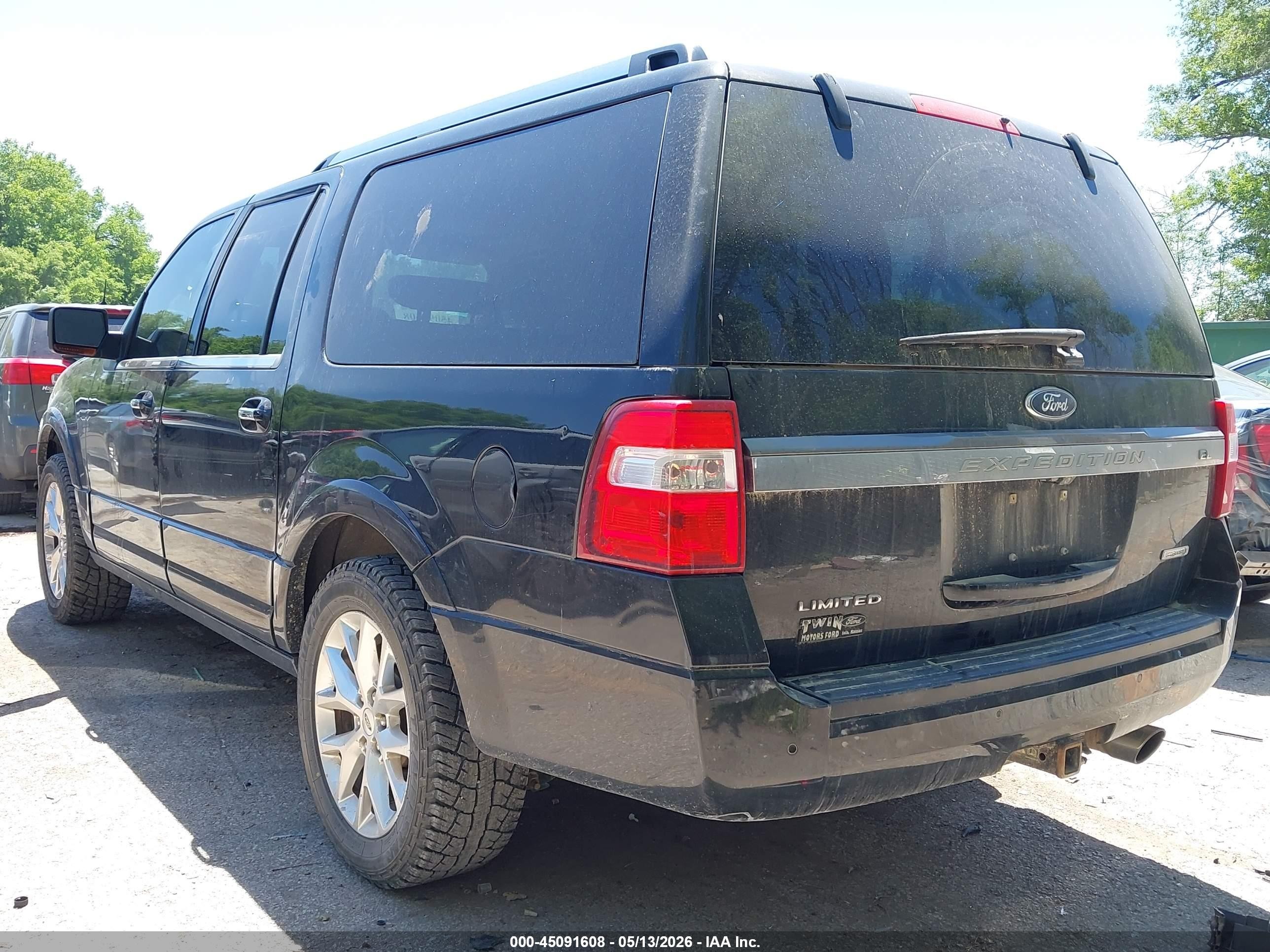 2015 Ford Expedition El Limited Black vin: 1FMJK2AT3FEF20753