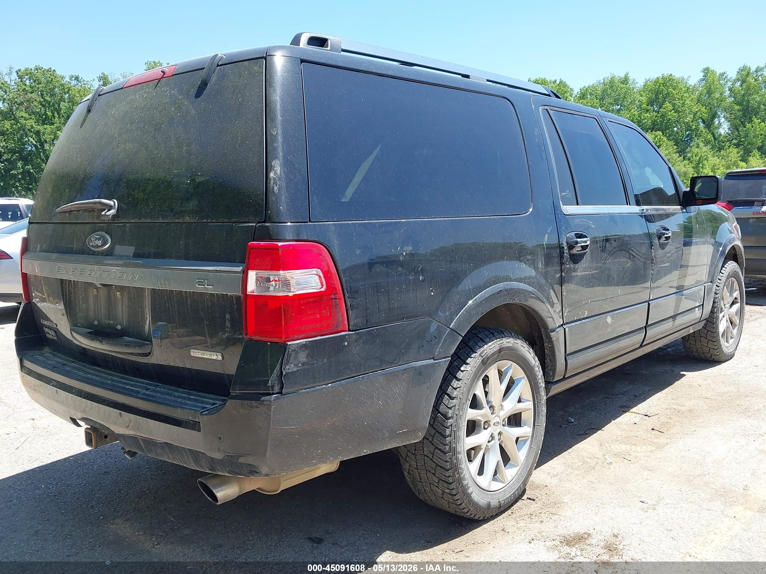 2015 Ford Expedition El Limited Black vin: 1FMJK2AT3FEF20753