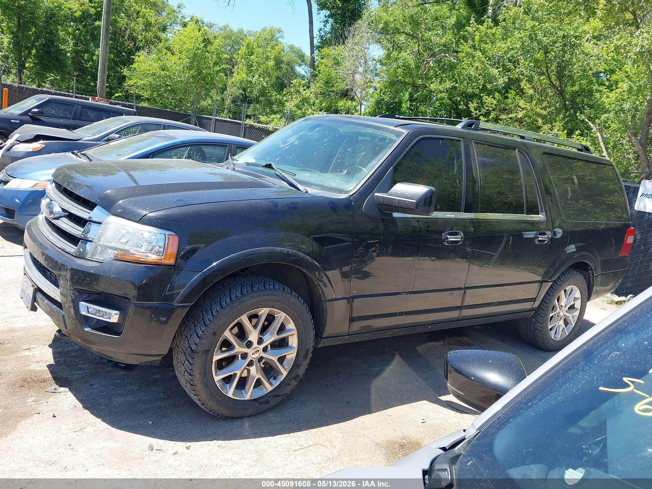 2015 Ford Expedition El Limited Black vin: 1FMJK2AT3FEF20753