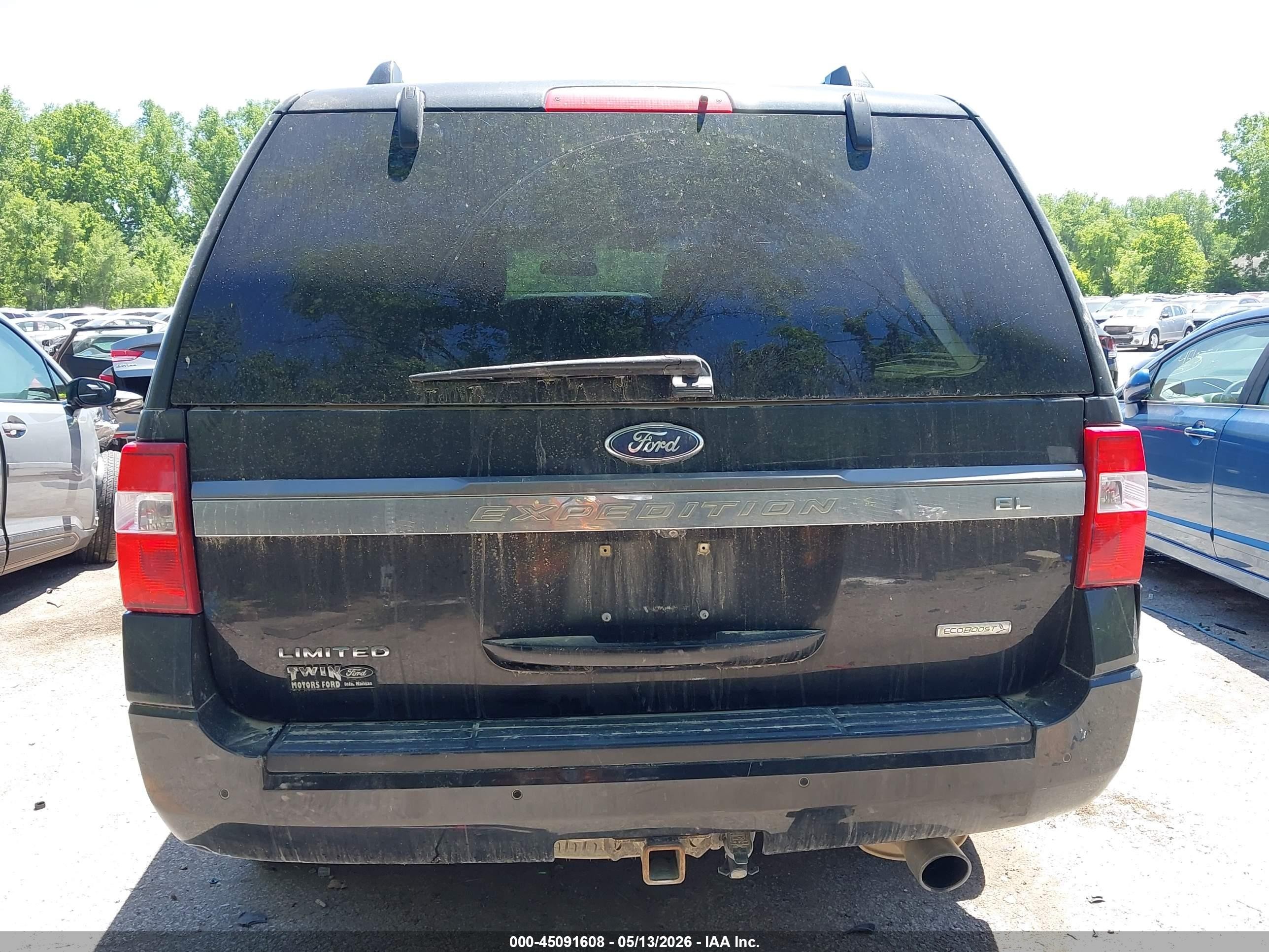 2015 Ford Expedition El Limited Black vin: 1FMJK2AT3FEF20753