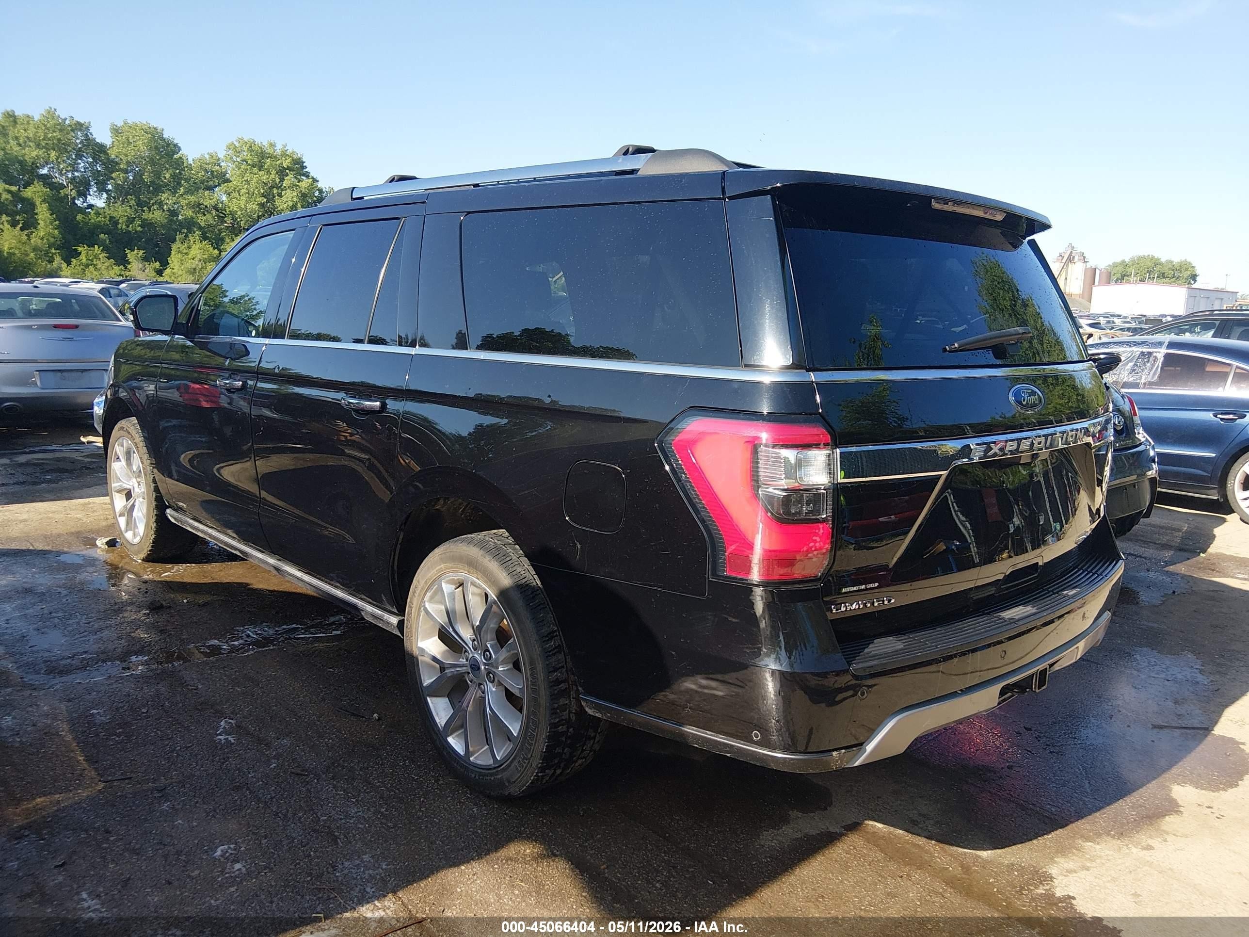 2019 Ford Expedition Max Limited Черный vin: 1FMJK2AT3KEA61072