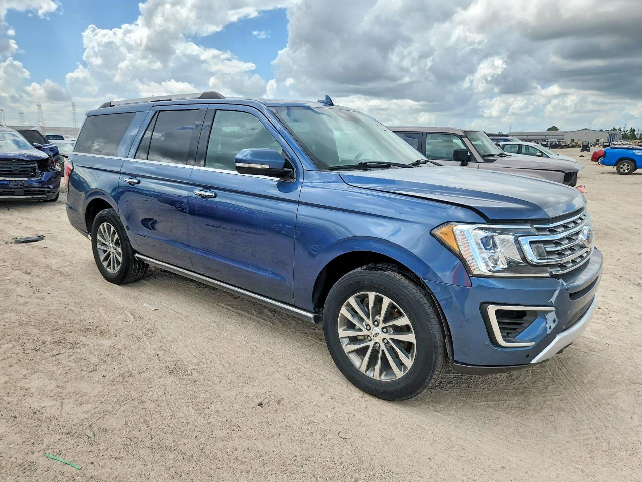 2018 Ford Expedition Max Limited Blue vin: 1FMJK2AT4JEA31061