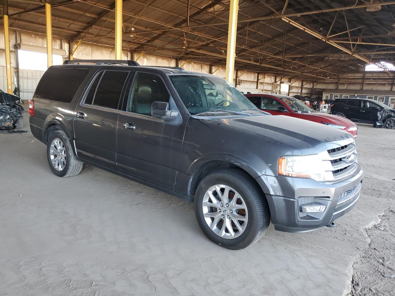 2015 Ford Expedition El Limited Gray vin: 1FMJK2AT5FEF06997