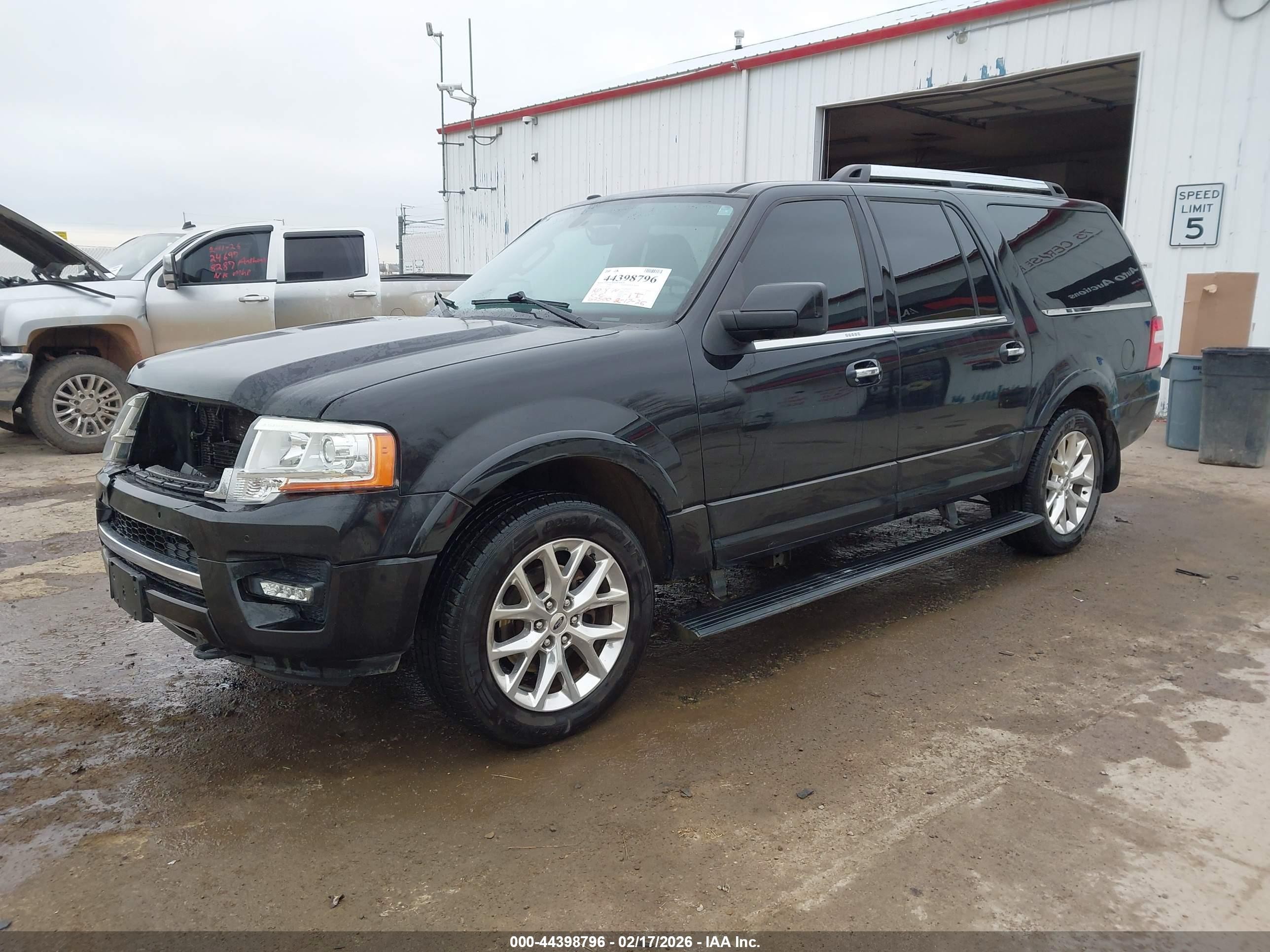 2015 Ford Expedition Max Limited Black vin: 1FMJK2AT5FEF07731