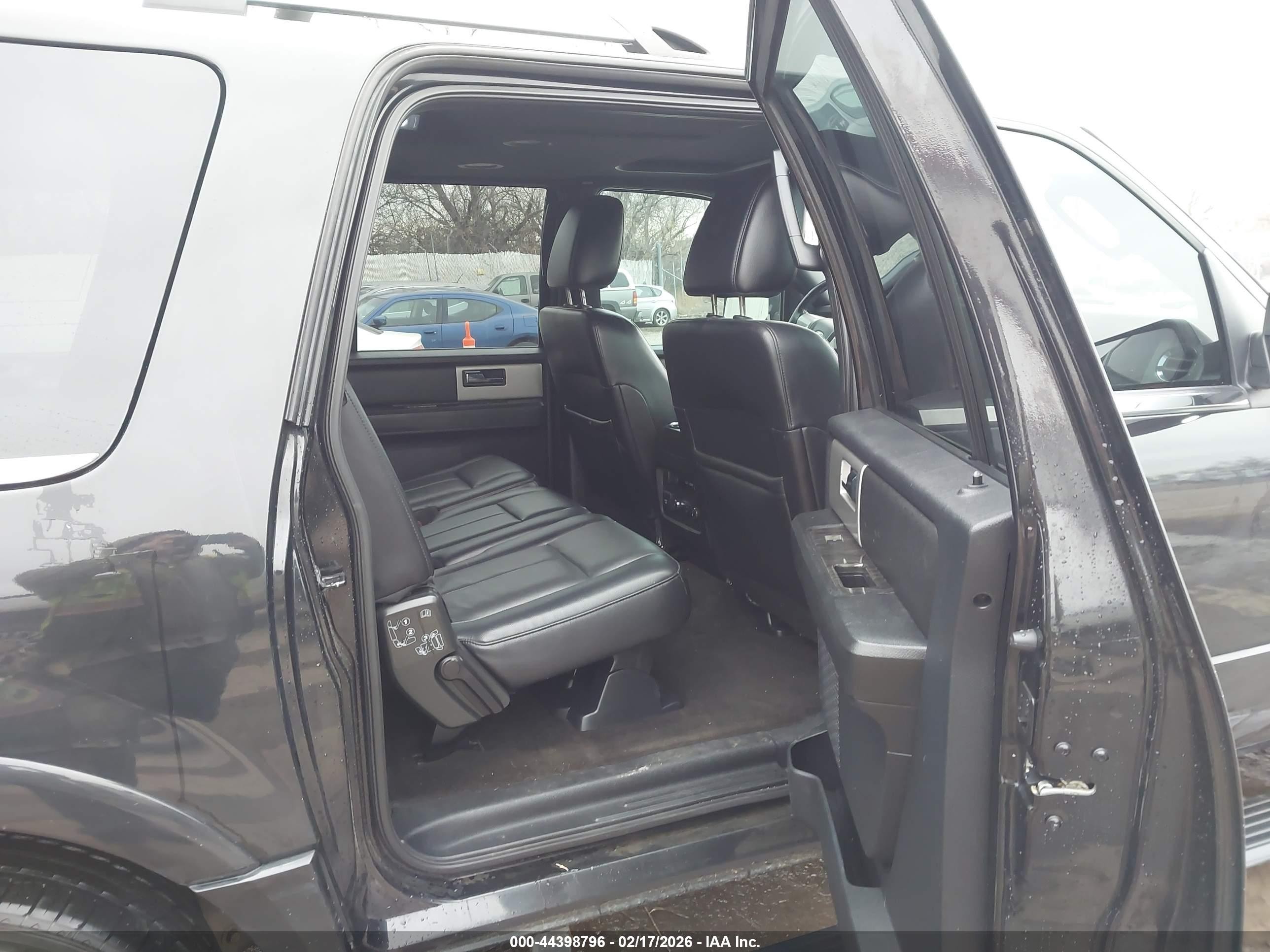 2015 Ford Expedition Max Limited Black vin: 1FMJK2AT5FEF07731