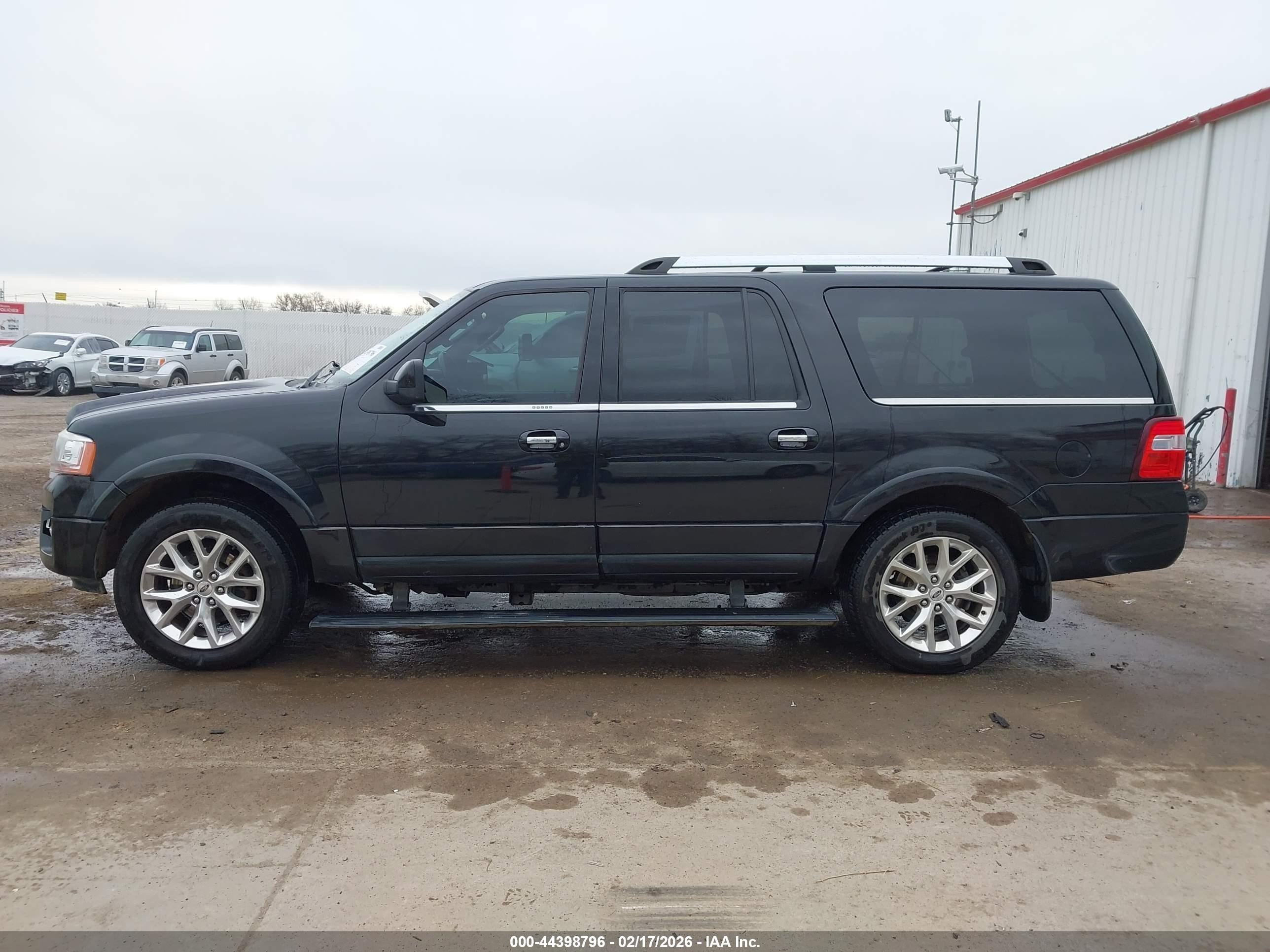 2015 Ford Expedition Max Limited Black vin: 1FMJK2AT5FEF07731