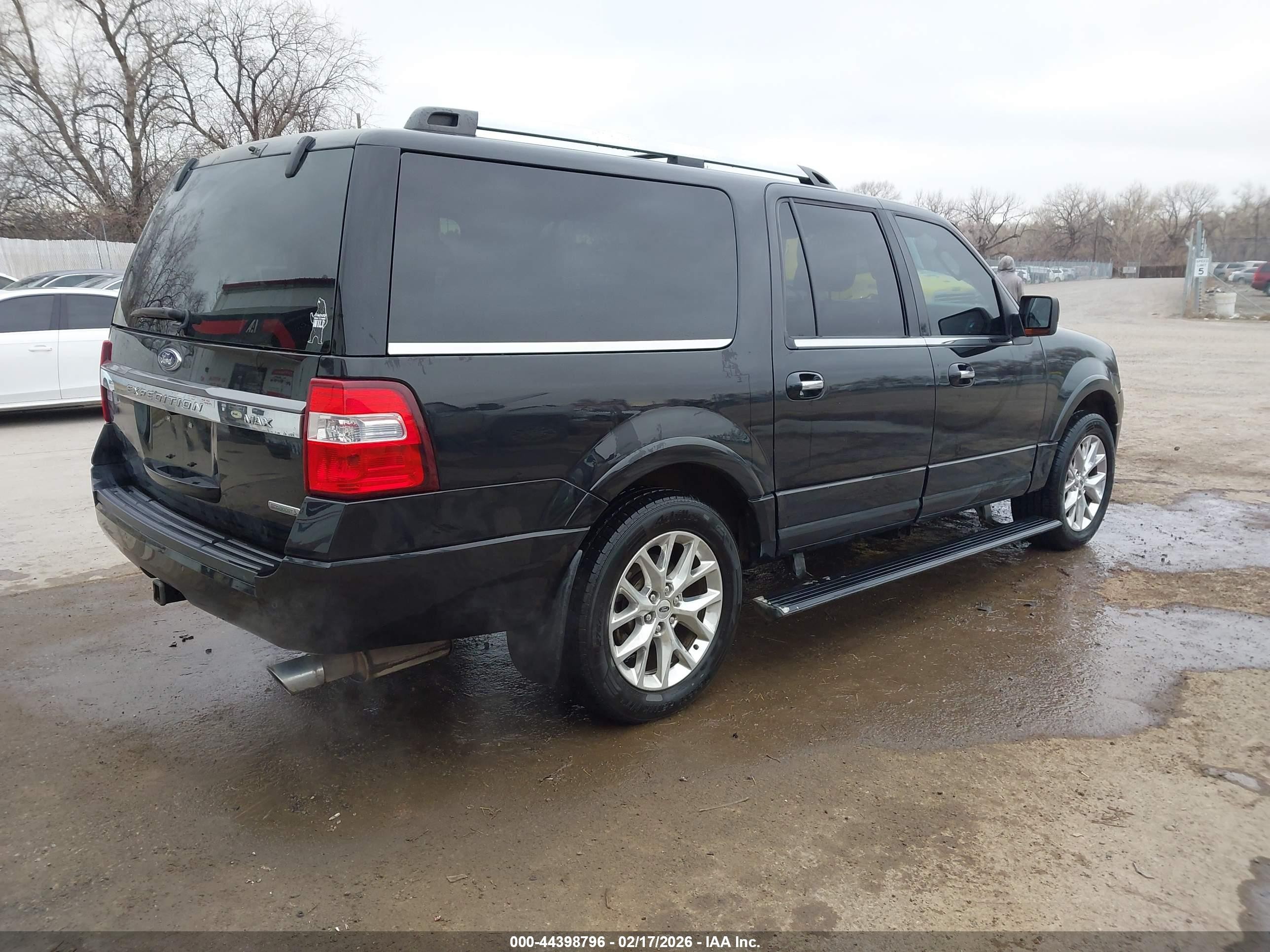 2015 Ford Expedition Max Limited Black vin: 1FMJK2AT5FEF07731