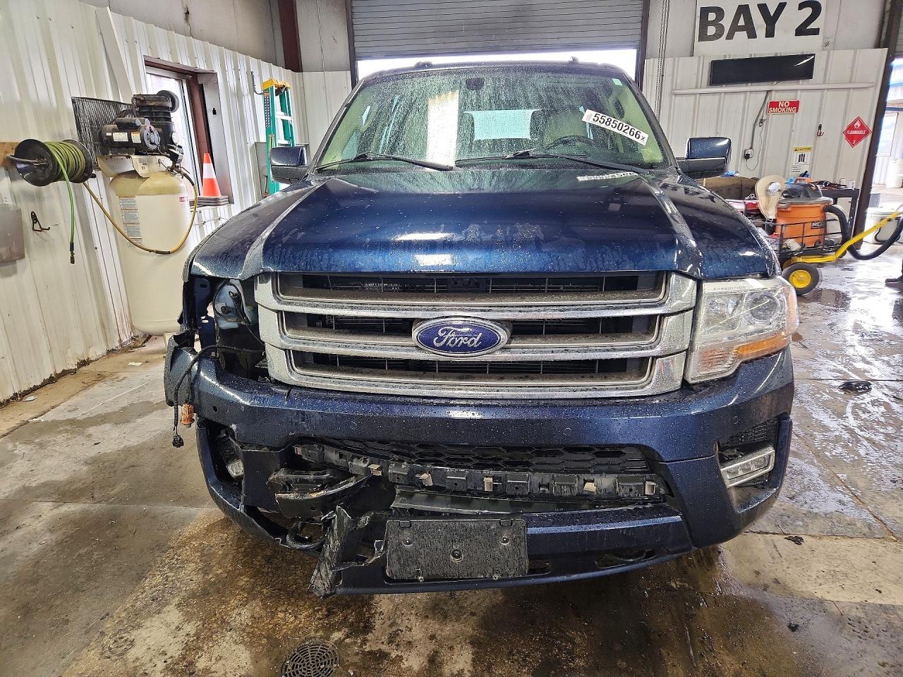 2015 Ford Expedition El Limited Blue vin: 1FMJK2AT5FEF45900