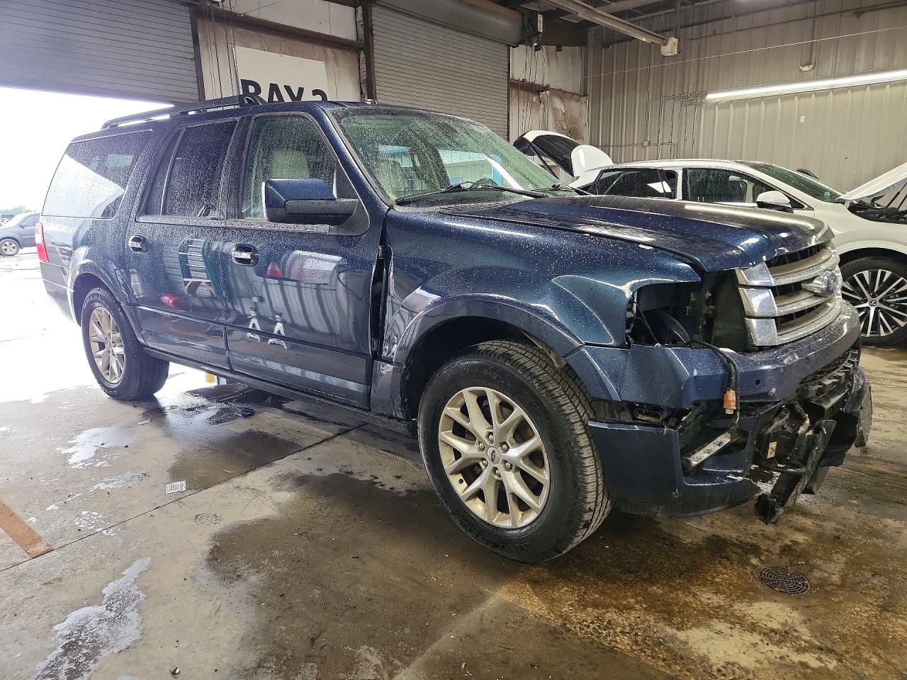 2015 Ford Expedition El Limited Blue vin: 1FMJK2AT5FEF45900