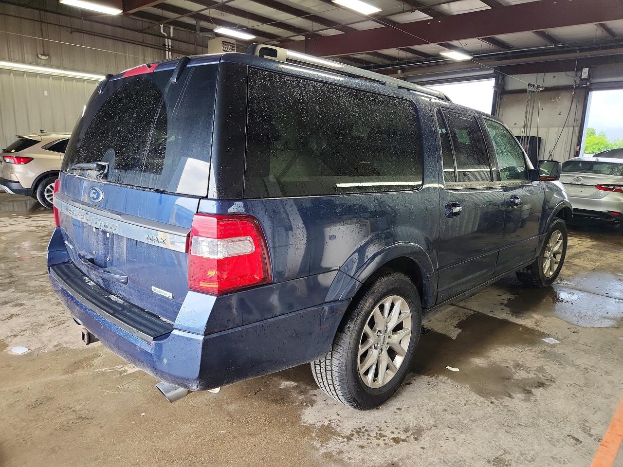 2015 Ford Expedition El Limited Blue vin: 1FMJK2AT5FEF45900
