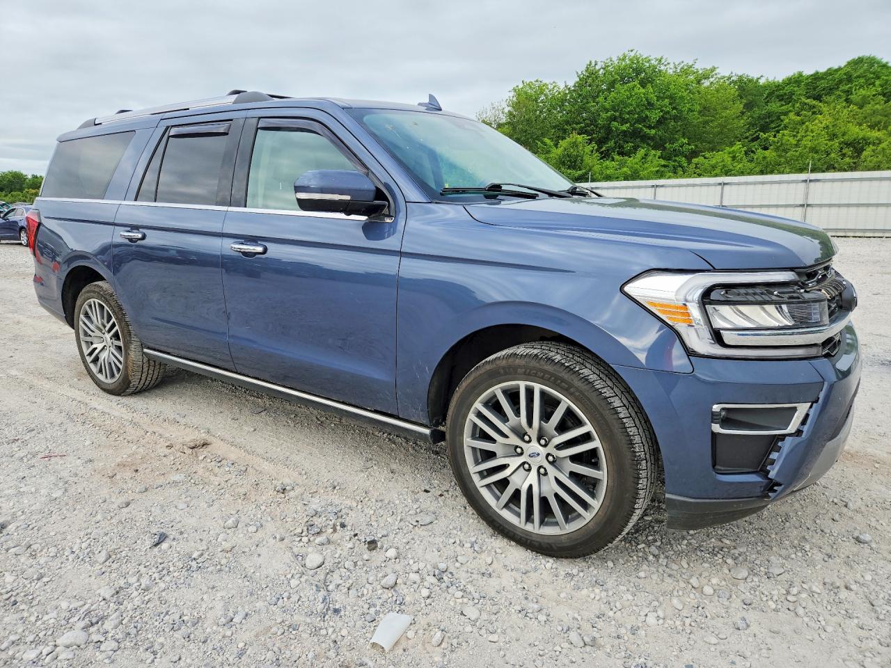 2022 Ford Expedition Max Limited Blue vin: 1FMJK2AT5NEA45895
