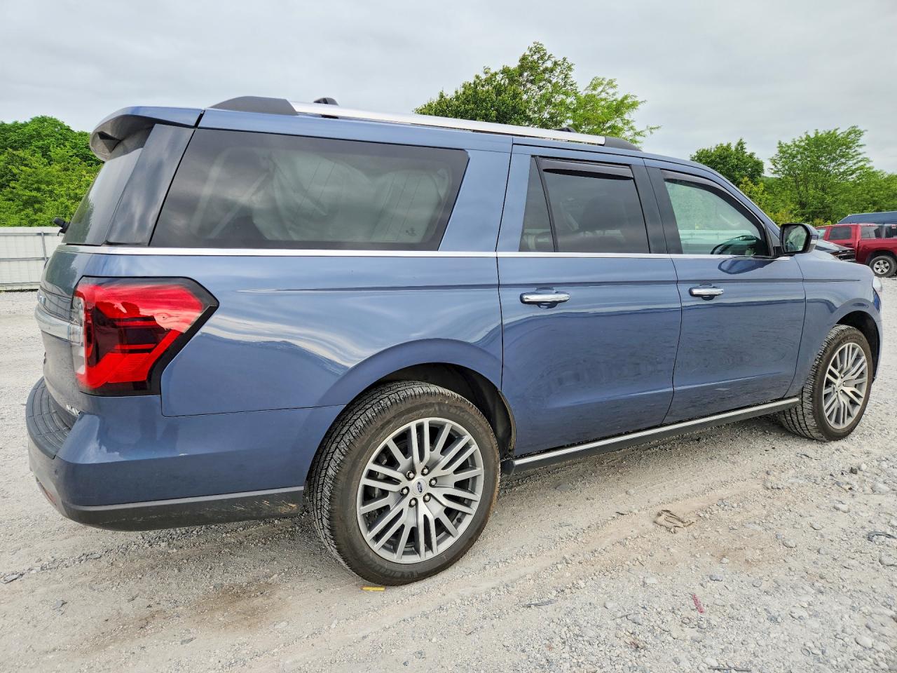 2022 Ford Expedition Max Limited Blue vin: 1FMJK2AT5NEA45895