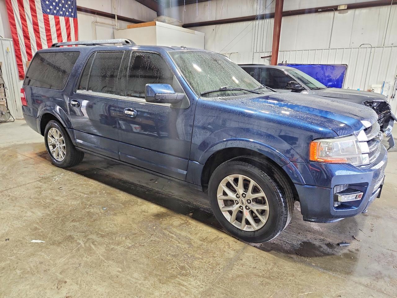 2015 Ford Expedition El Limited Синий vin: 1FMJK2AT6FEF00366
