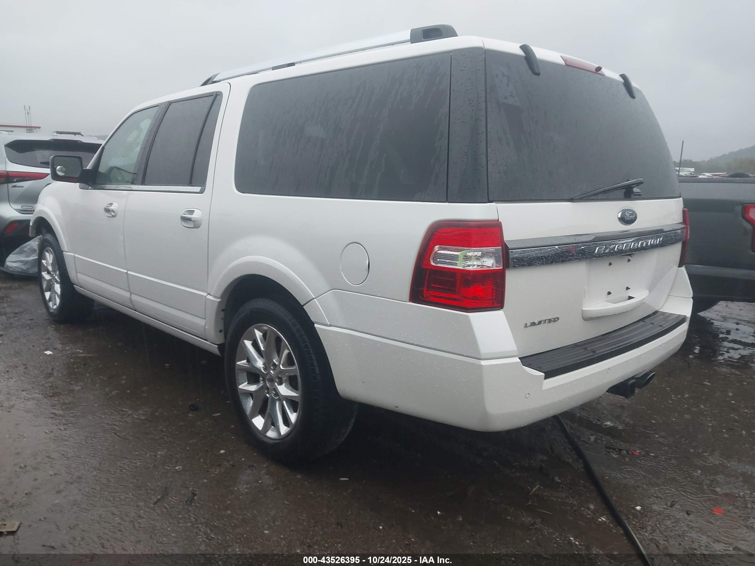 2015 Ford Expedition El Limited White vin: 1FMJK2AT6FEF13005
