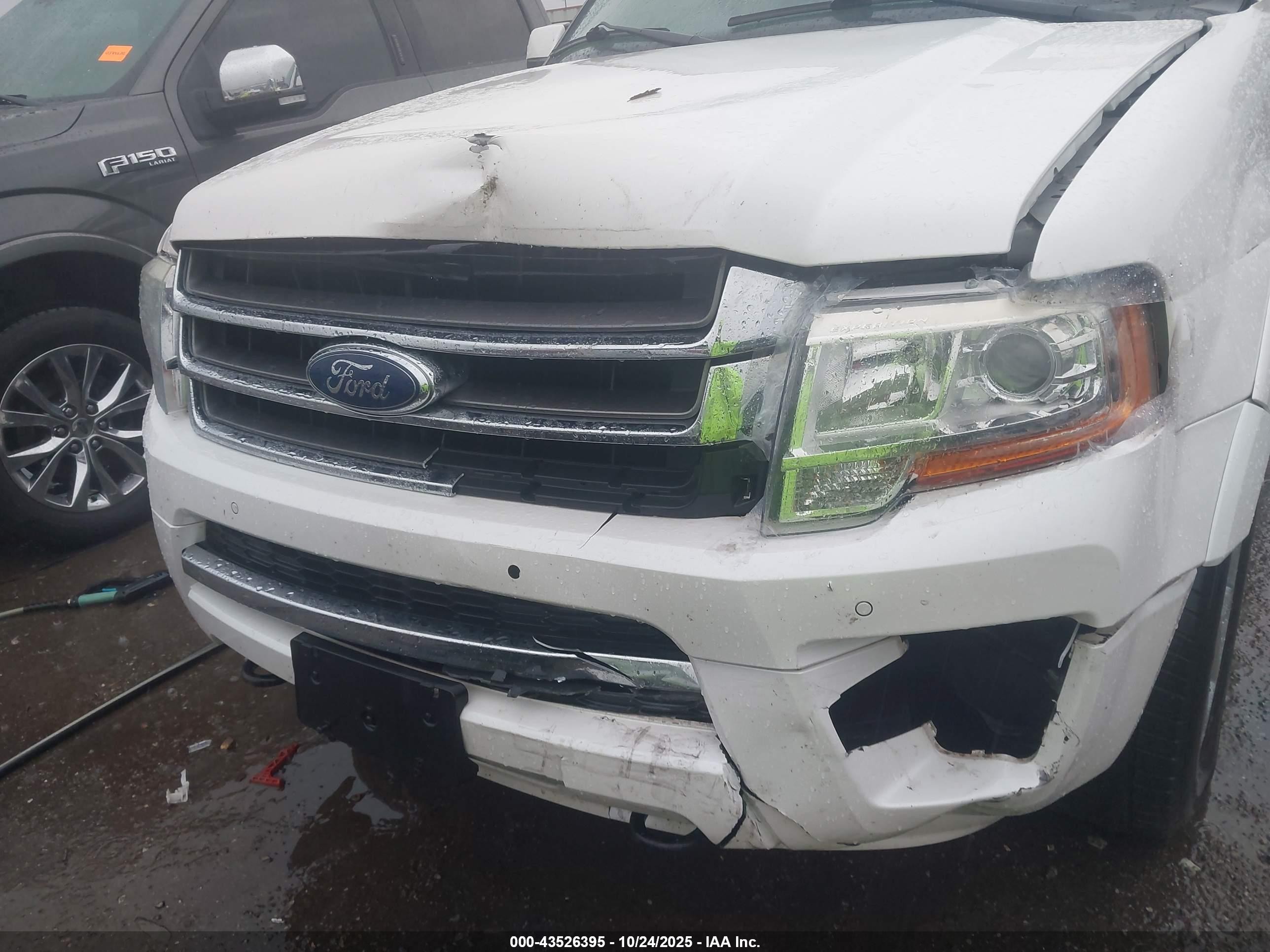 2015 Ford Expedition El Limited White vin: 1FMJK2AT6FEF13005