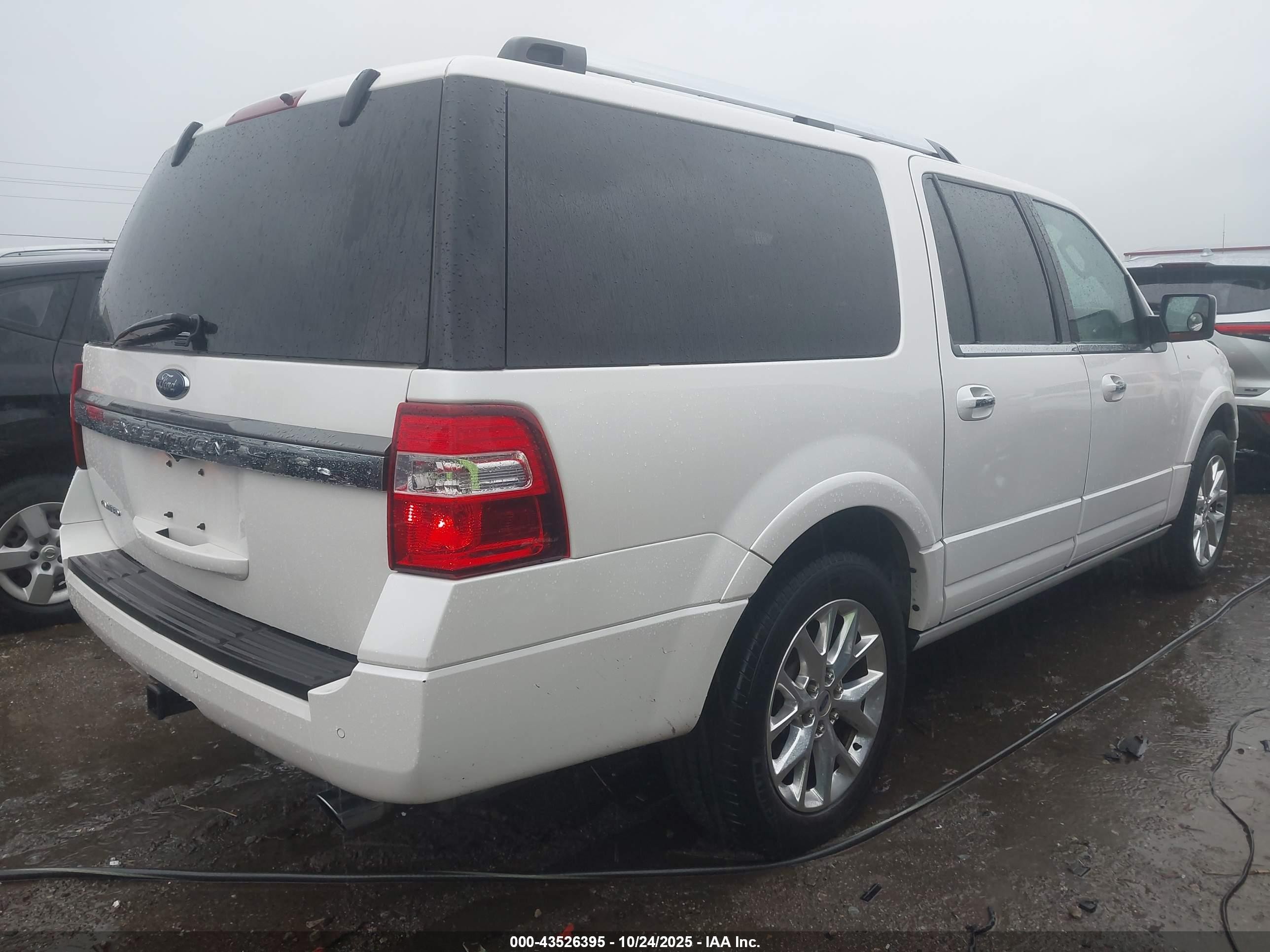 2015 Ford Expedition El Limited White vin: 1FMJK2AT6FEF13005