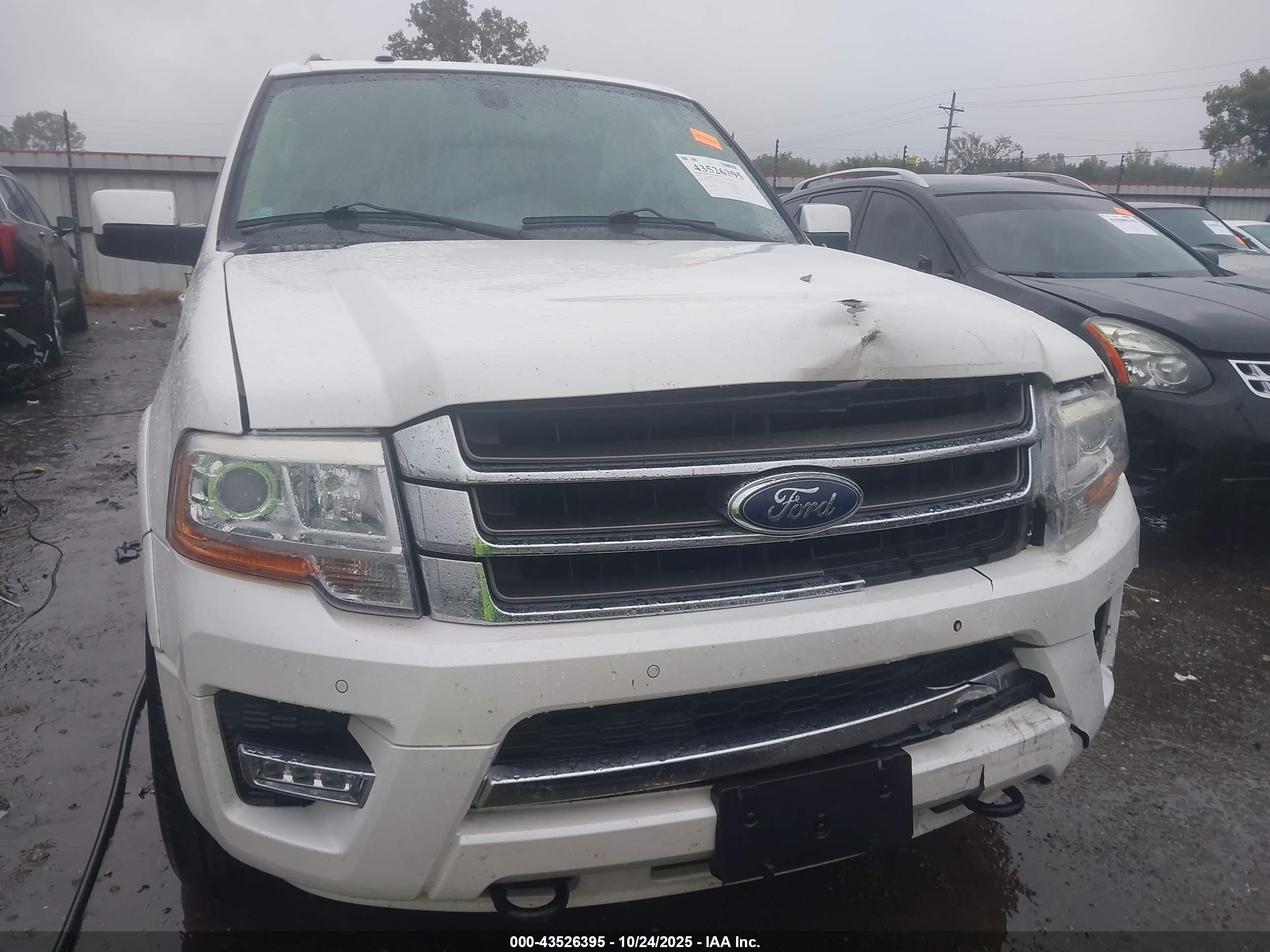 2015 Ford Expedition El Limited White vin: 1FMJK2AT6FEF13005