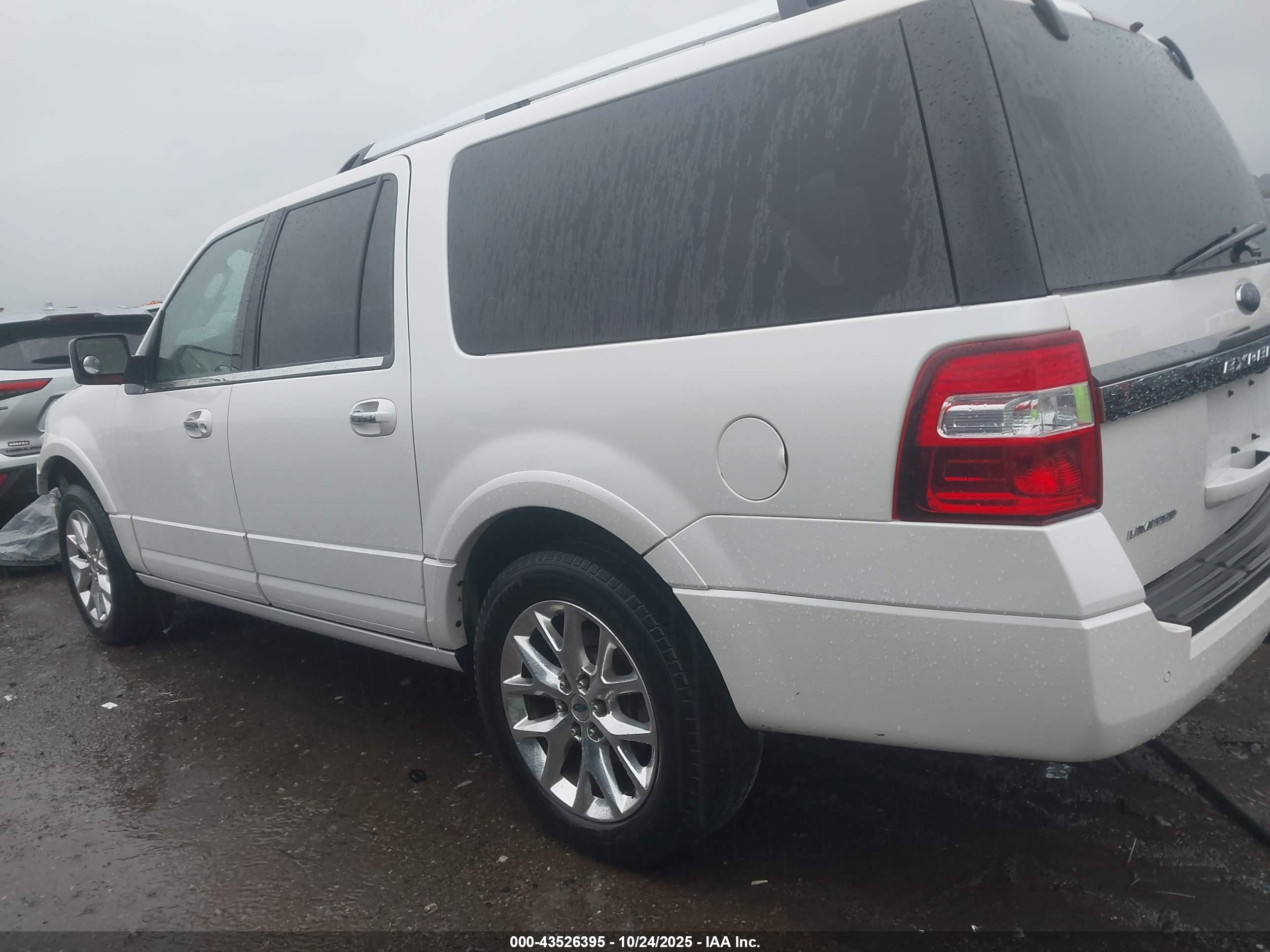 2015 Ford Expedition El Limited White vin: 1FMJK2AT6FEF13005