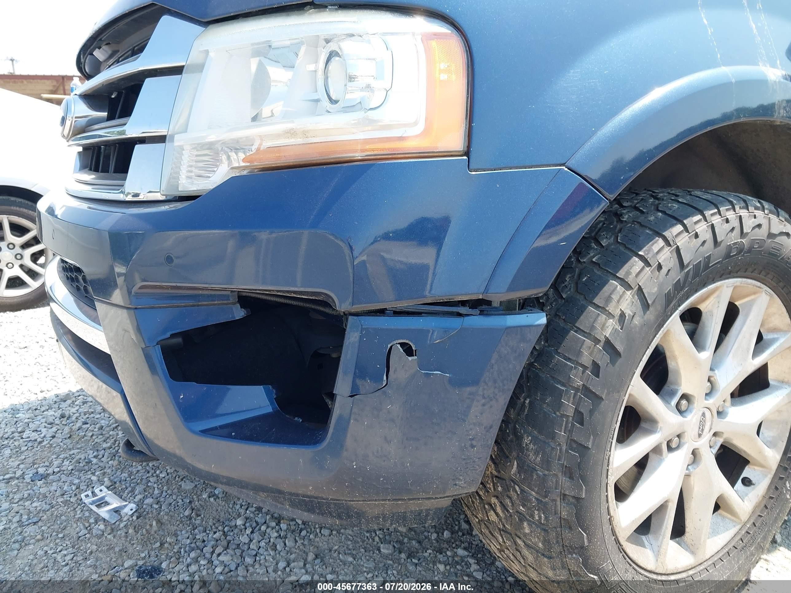 2015 Ford Expedition Max Limited Blue vin: 1FMJK2AT7FEF45901