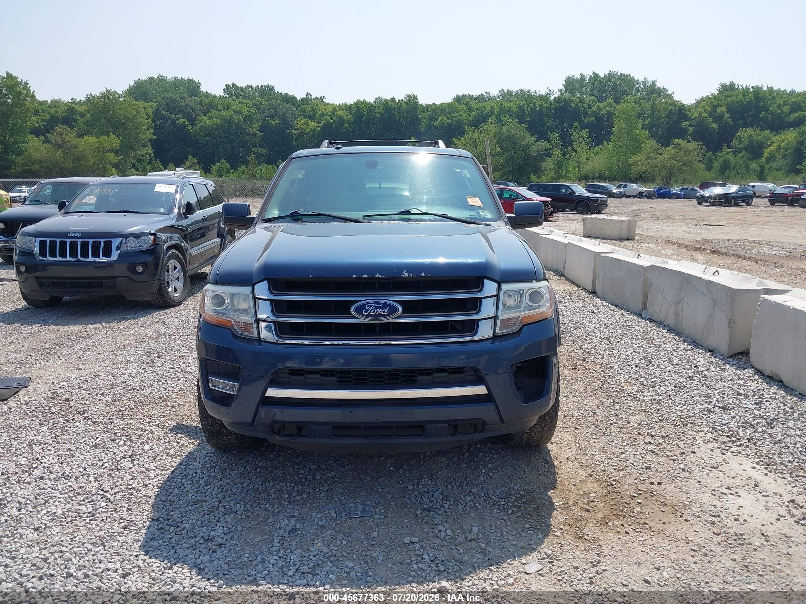 2015 Ford Expedition Max Limited Blue vin: 1FMJK2AT7FEF45901