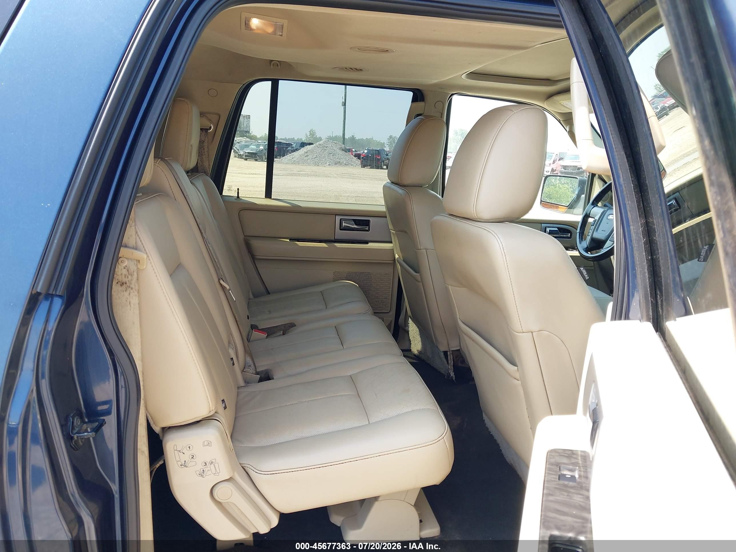 2015 Ford Expedition Max Limited Blue vin: 1FMJK2AT7FEF45901