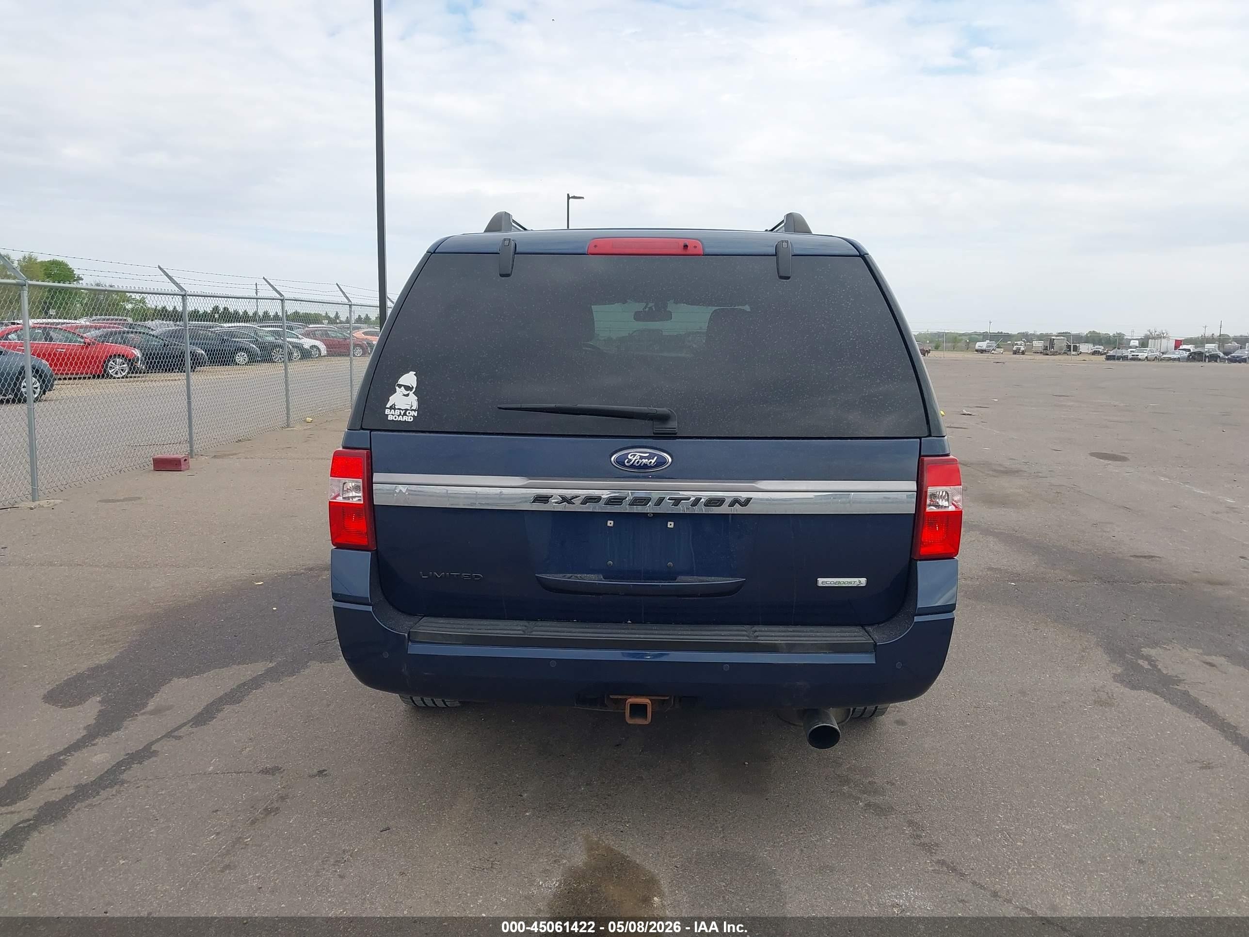 2015 Ford Expedition El Limited Blue vin: 1FMJK2AT8FEF00174