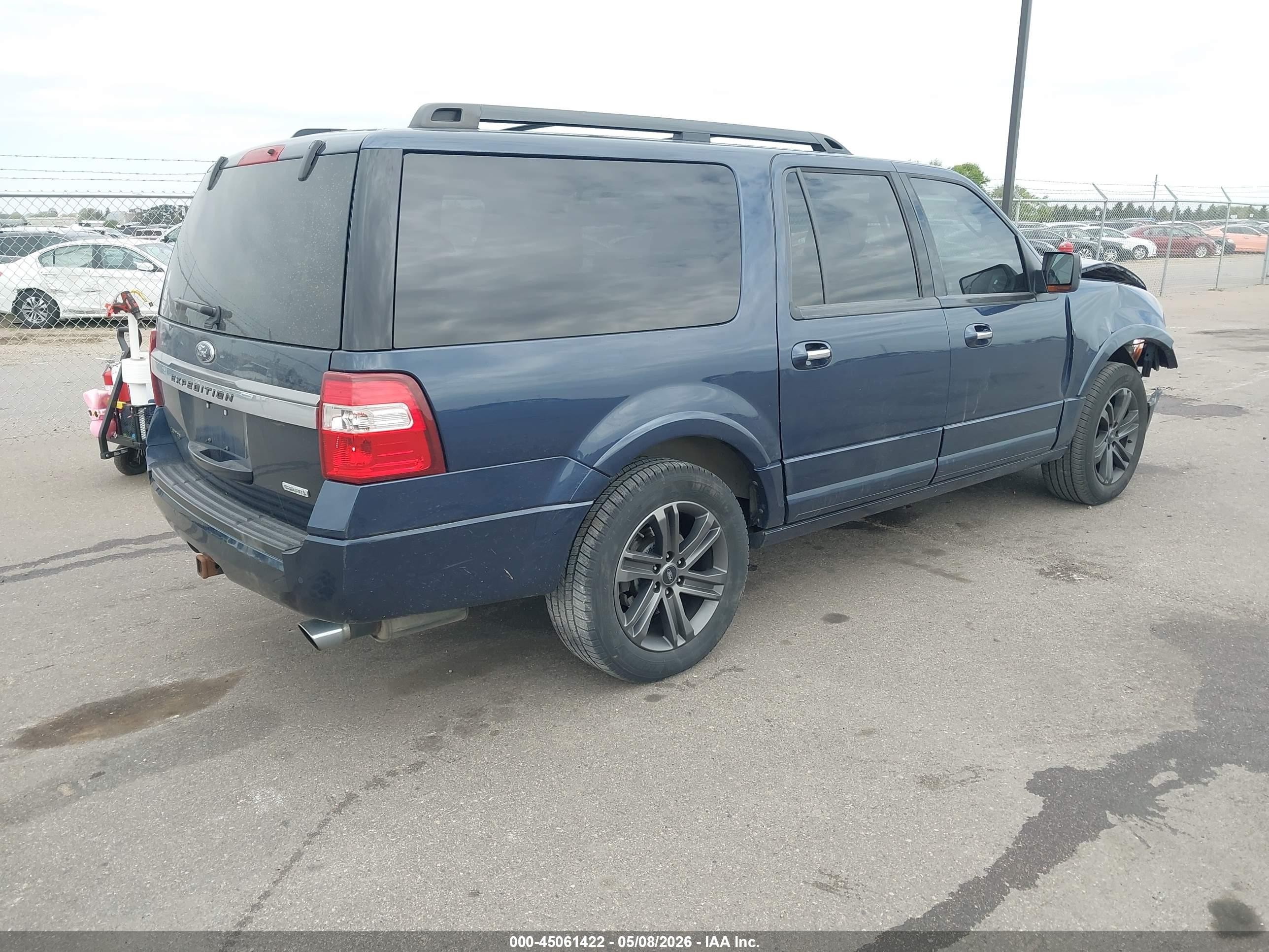 2015 Ford Expedition El Limited Blue vin: 1FMJK2AT8FEF00174