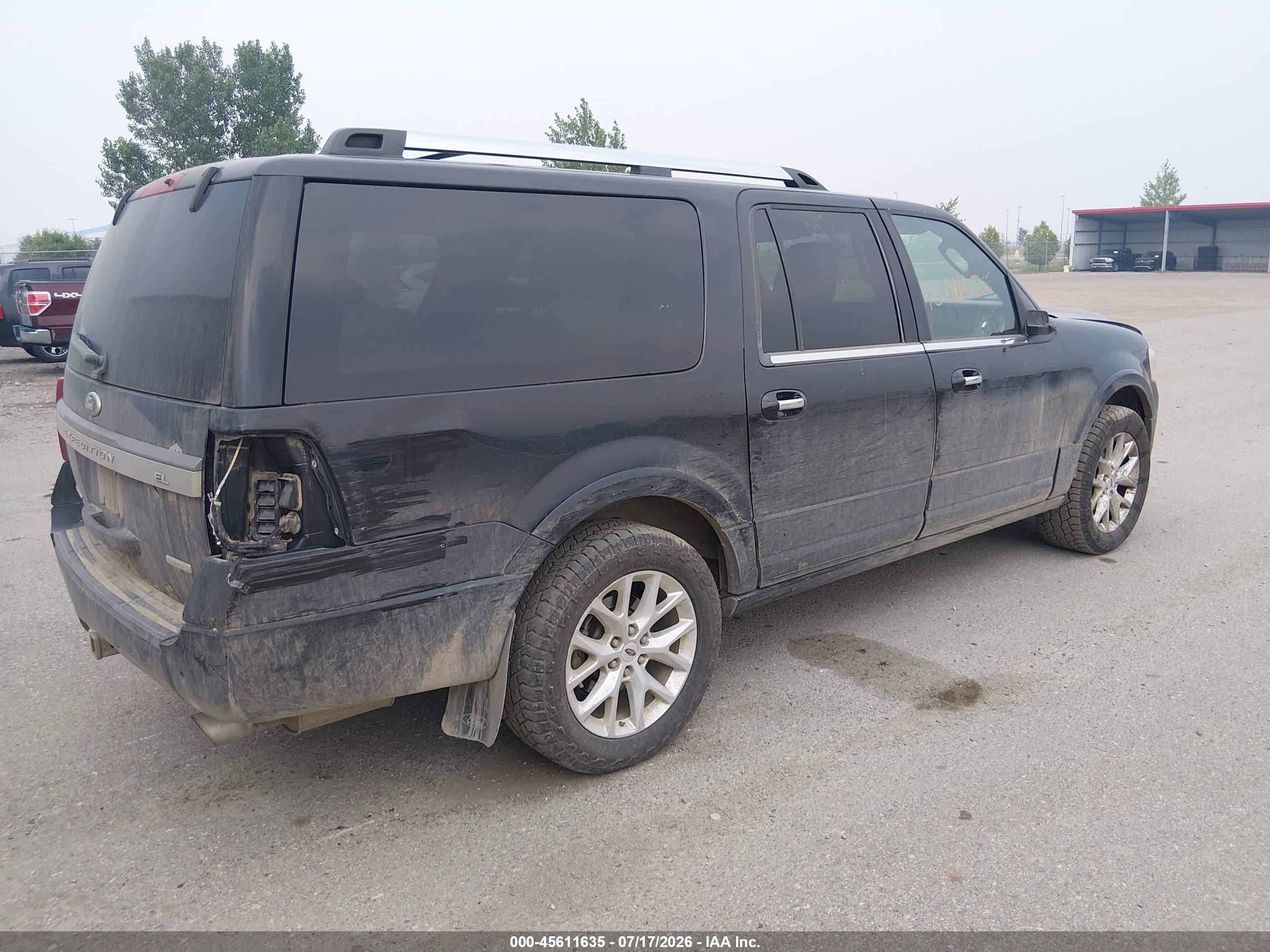 2015 Ford Expedition El Limited Черный vin: 1FMJK2AT8FEF22207