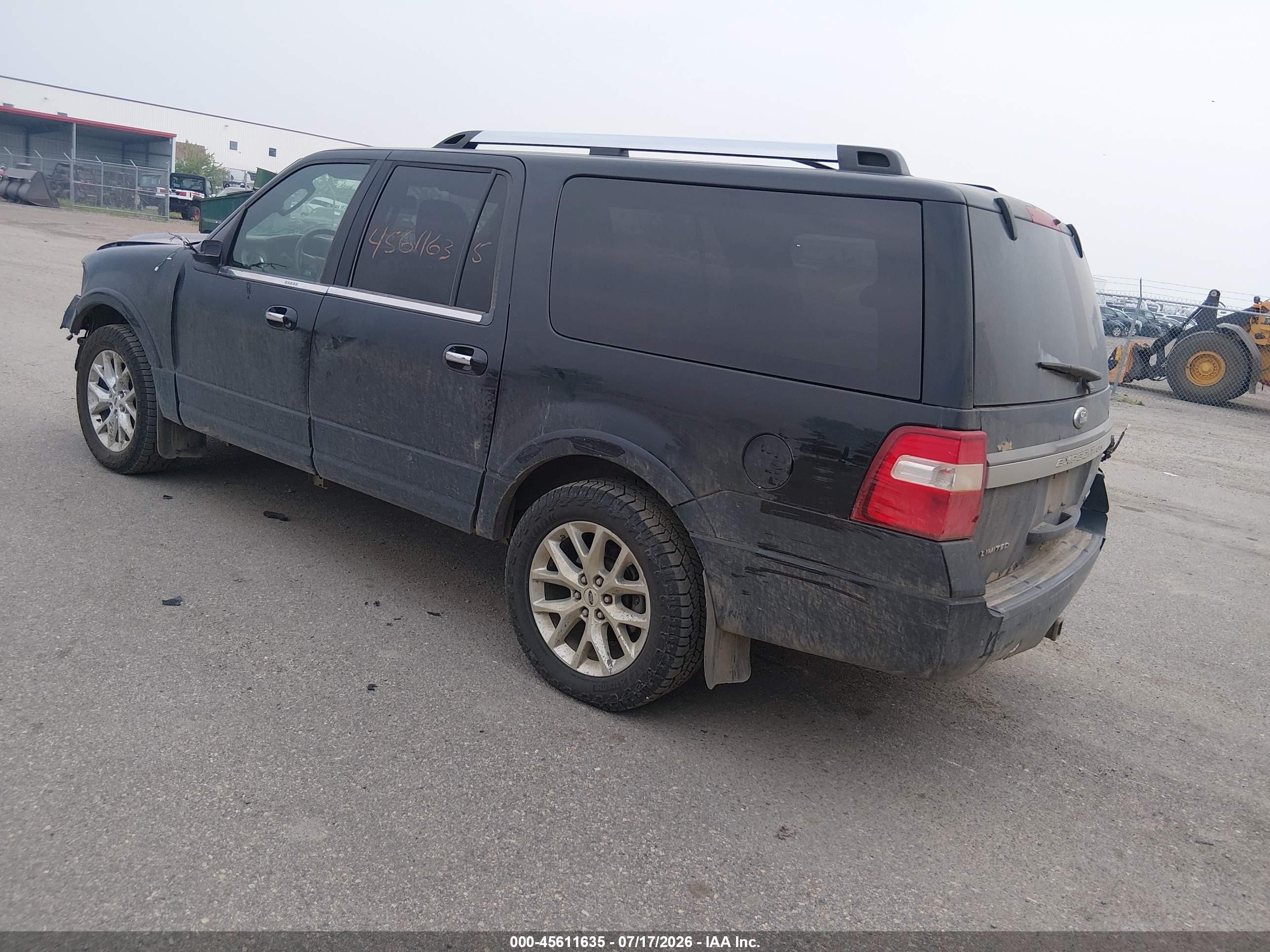 2015 Ford Expedition El Limited Черный vin: 1FMJK2AT8FEF22207