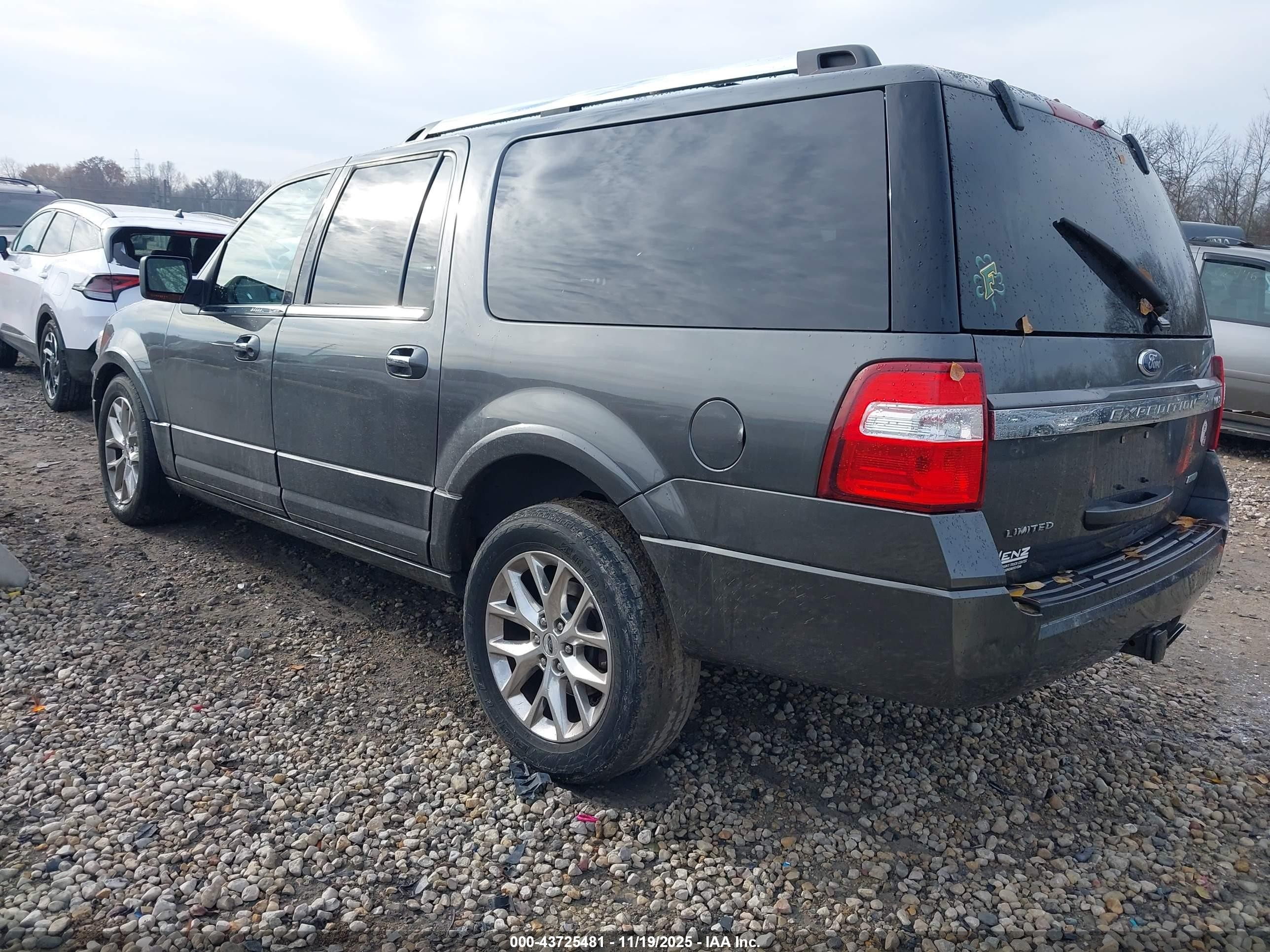 2015 Ford Expedition Max Limited Gray vin: 1FMJK2AT8FEF27133